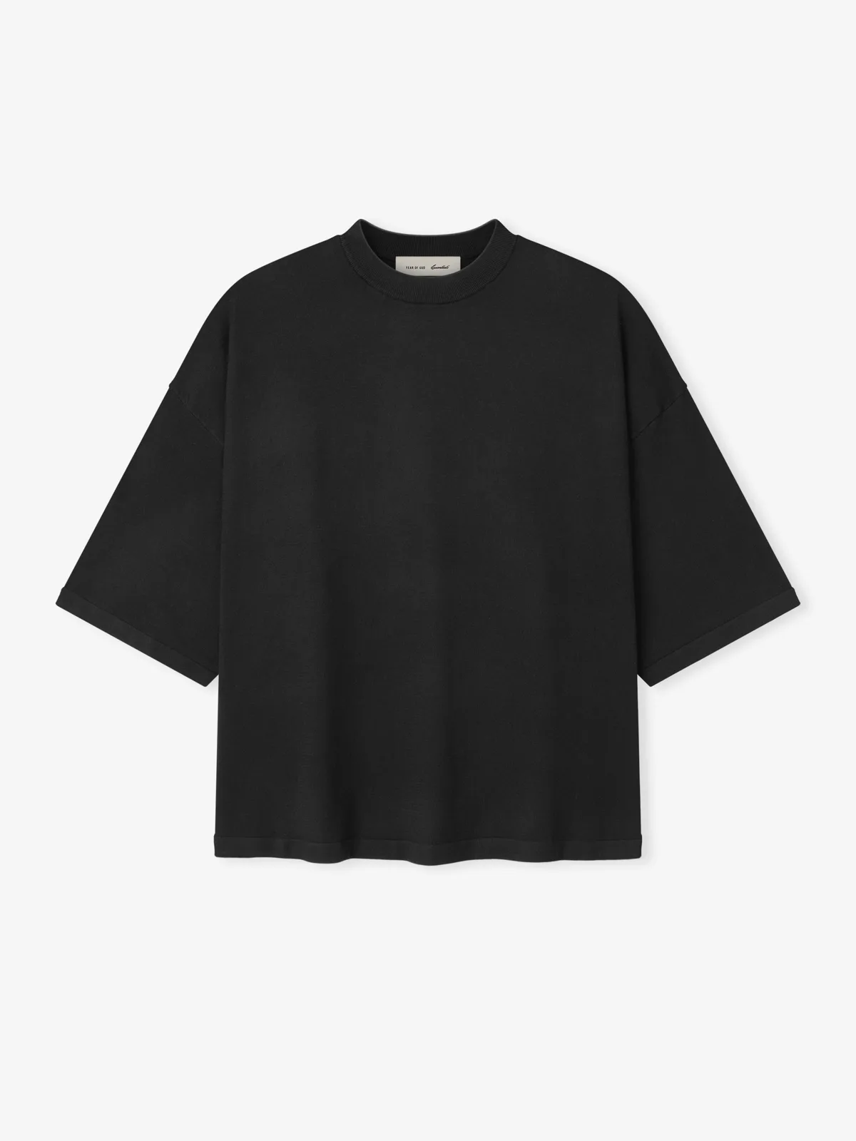 Playera Essentials Soft Knit Vintage Negro, Essentials Tee (vista 1)