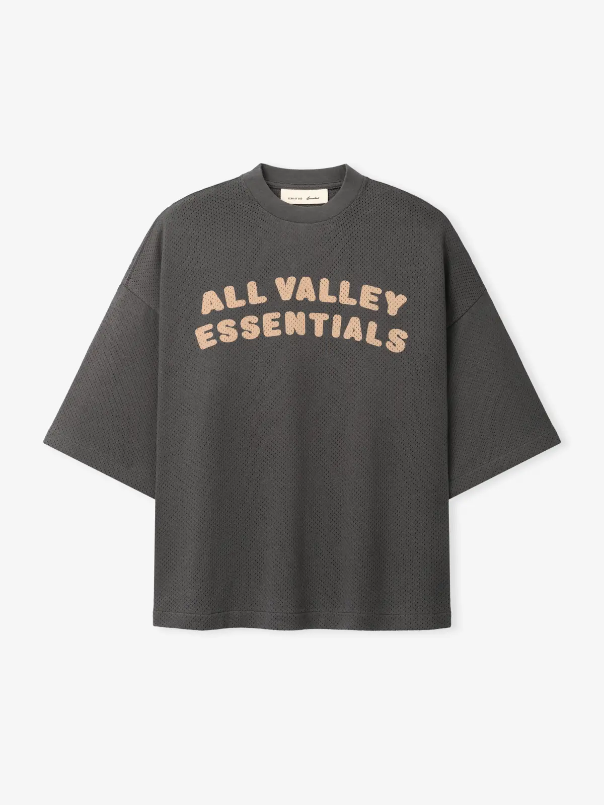 Playera Essentials Sport Mesh Merch Acero Gris, Essentials Tee (vista 3)