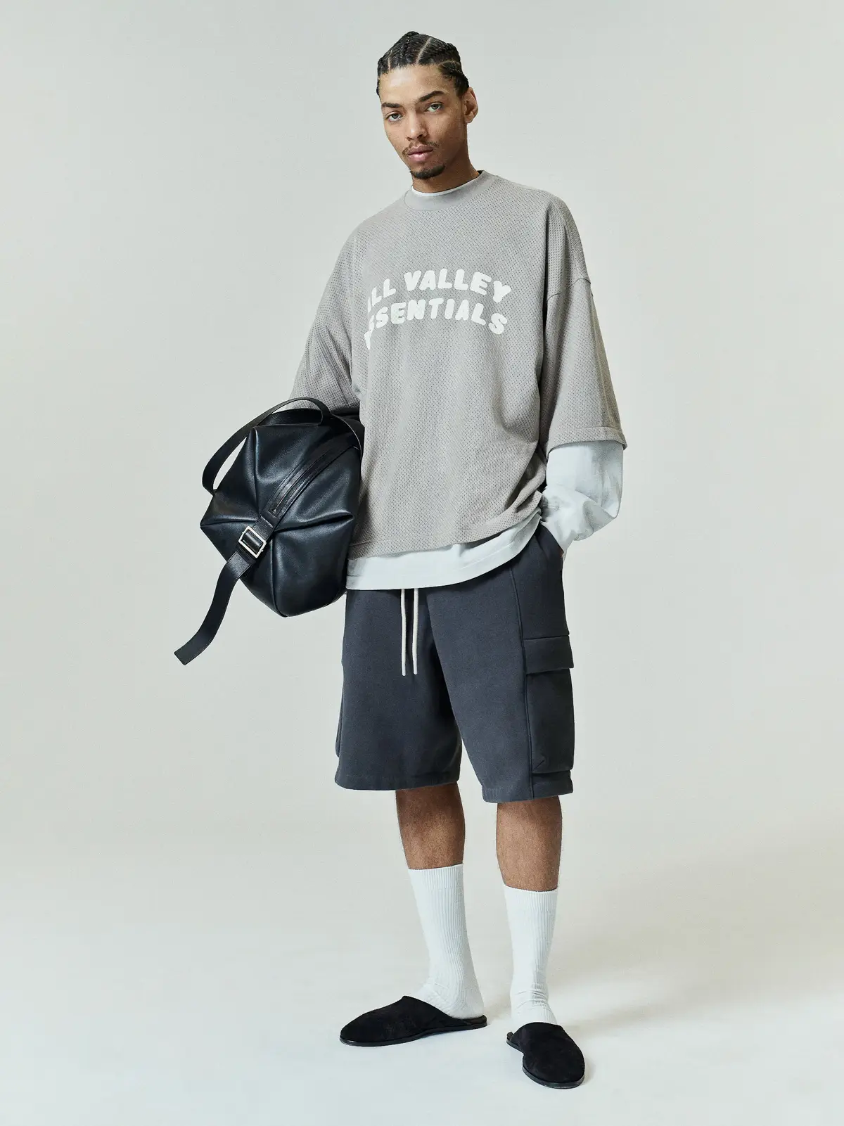 Playera Essentials Sport Mesh Merch Boxy Fit Foca, Essentials Tee (vista 1)