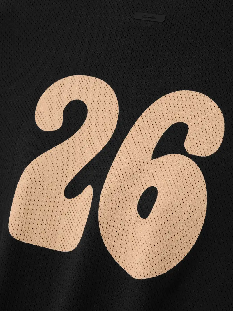 Playera Essentials Sport Mesh Merch Vintage Negro, Essentials Tee (vista 4)