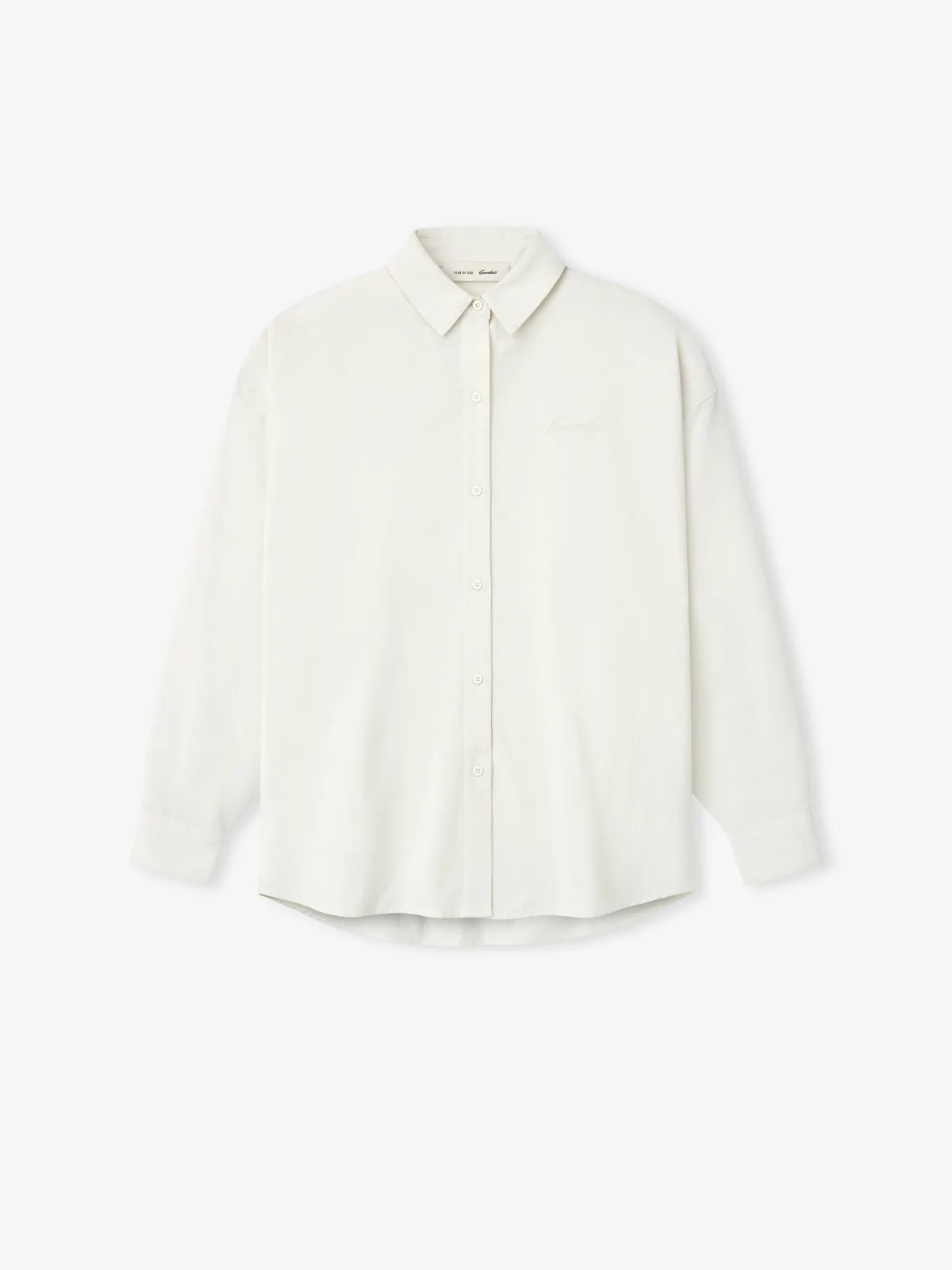 Playera Essentials Cotton Oxford Signature Button Up Shirt Marfil, Essentials Tee (vista 1)
