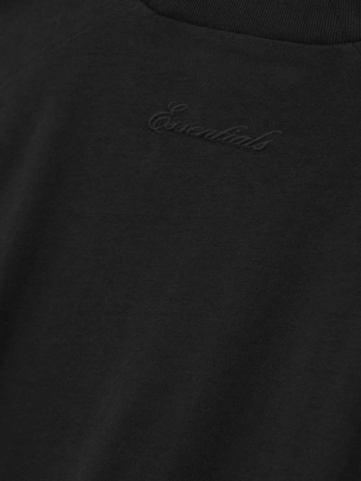 Playera Essentials Lightweight Signature Classic Vintage Negro, Essentials Tee (vista 3)