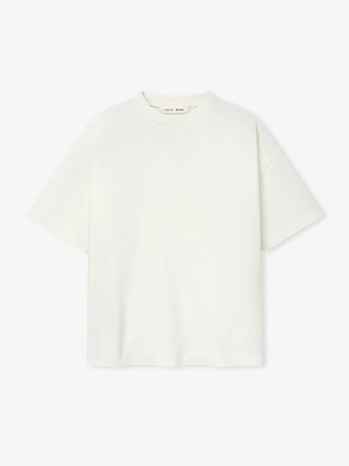 Playera Essentials Pique Signature 90s Marfil, Essentials Tee (vista 2)