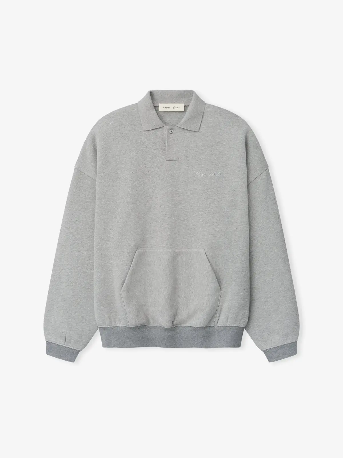 Playera Essentials Signature 90s Sweatshirt Cemento Jaspe Oscuro, Essentials Tee (vista 1)