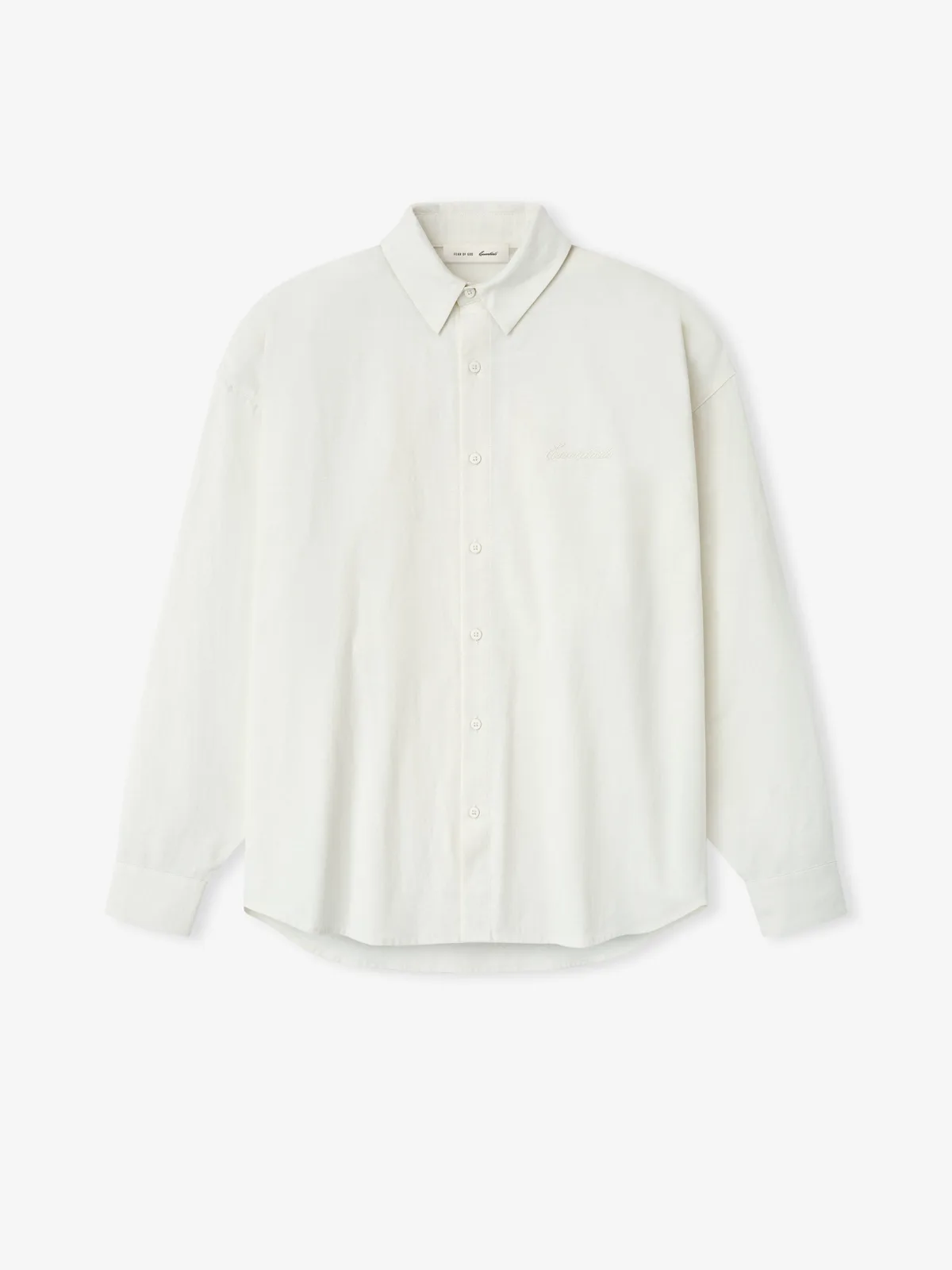 Playera Essentials Signature Button Up Shirt Marfil, Essentials Tee (vista 3)