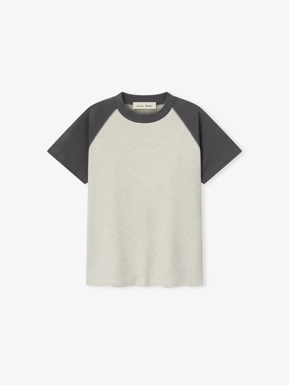 Playera Essentials Signature Classic Baseball Jaspe Piedra Duna, Essentials Tee (vista 1)