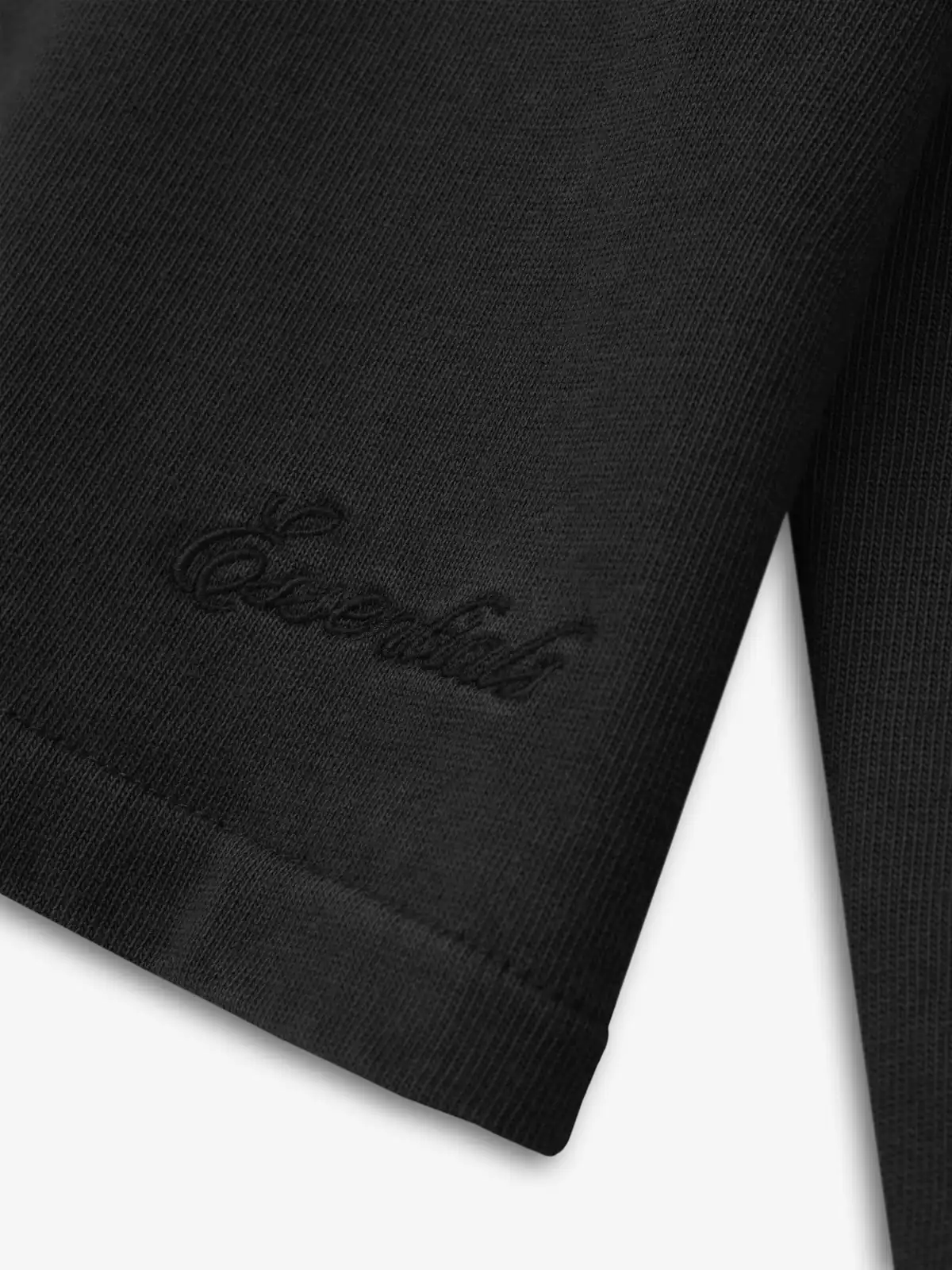 Playera Essentials Signature Classic Desteñido Negro, Essentials Tee (vista 3)