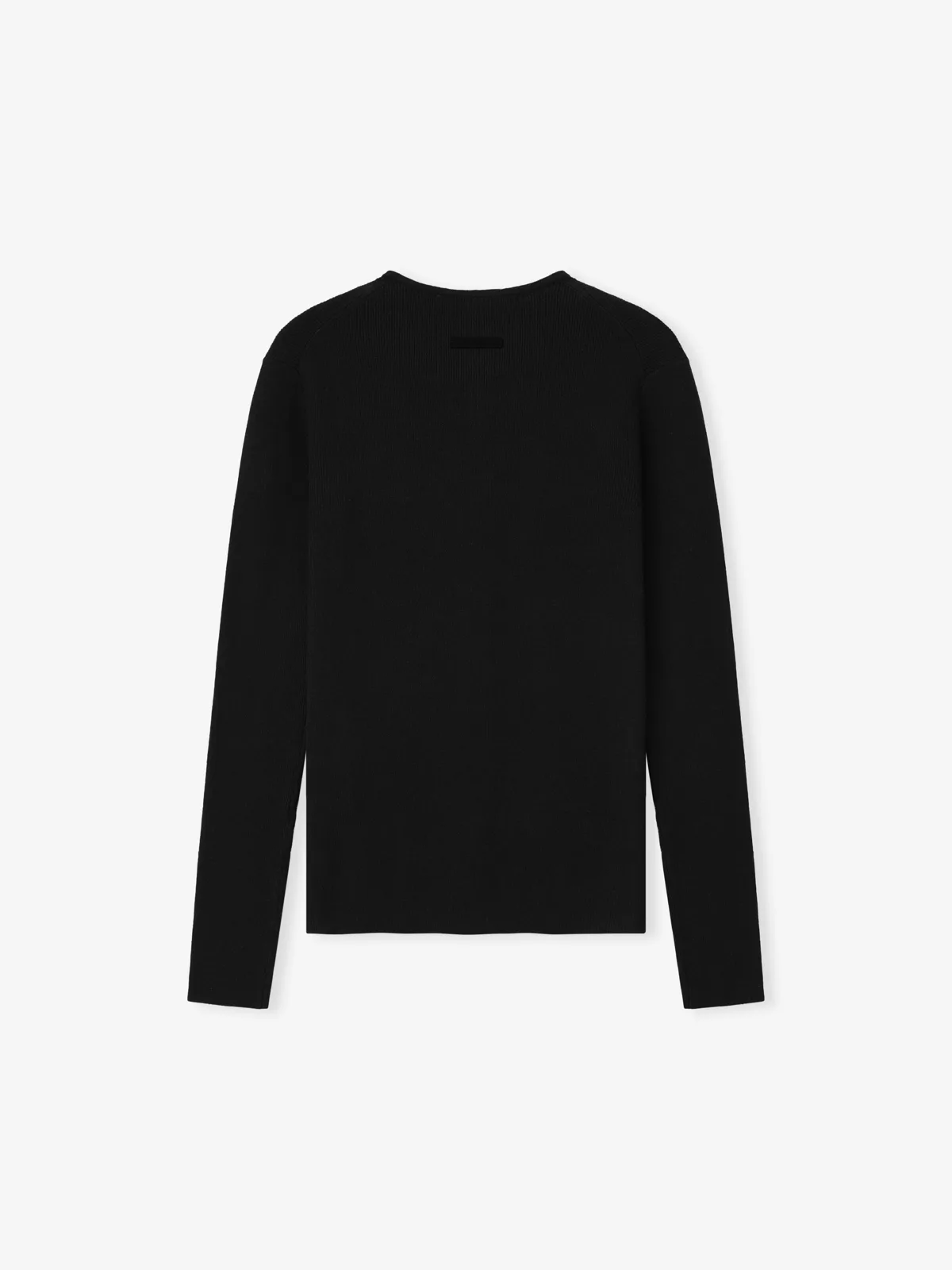 Playera Essentials Signature Rib Knit Fitted Zip Up Vintage Negro, Essentials Tee (vista 3)