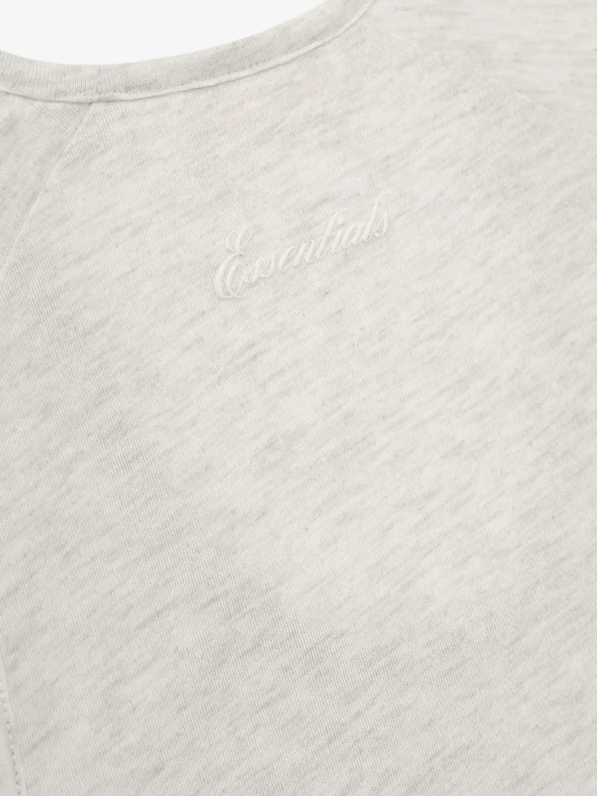 Playera Essentials Signature Slim Avena Jaspe, Essentials Tee (vista 3)