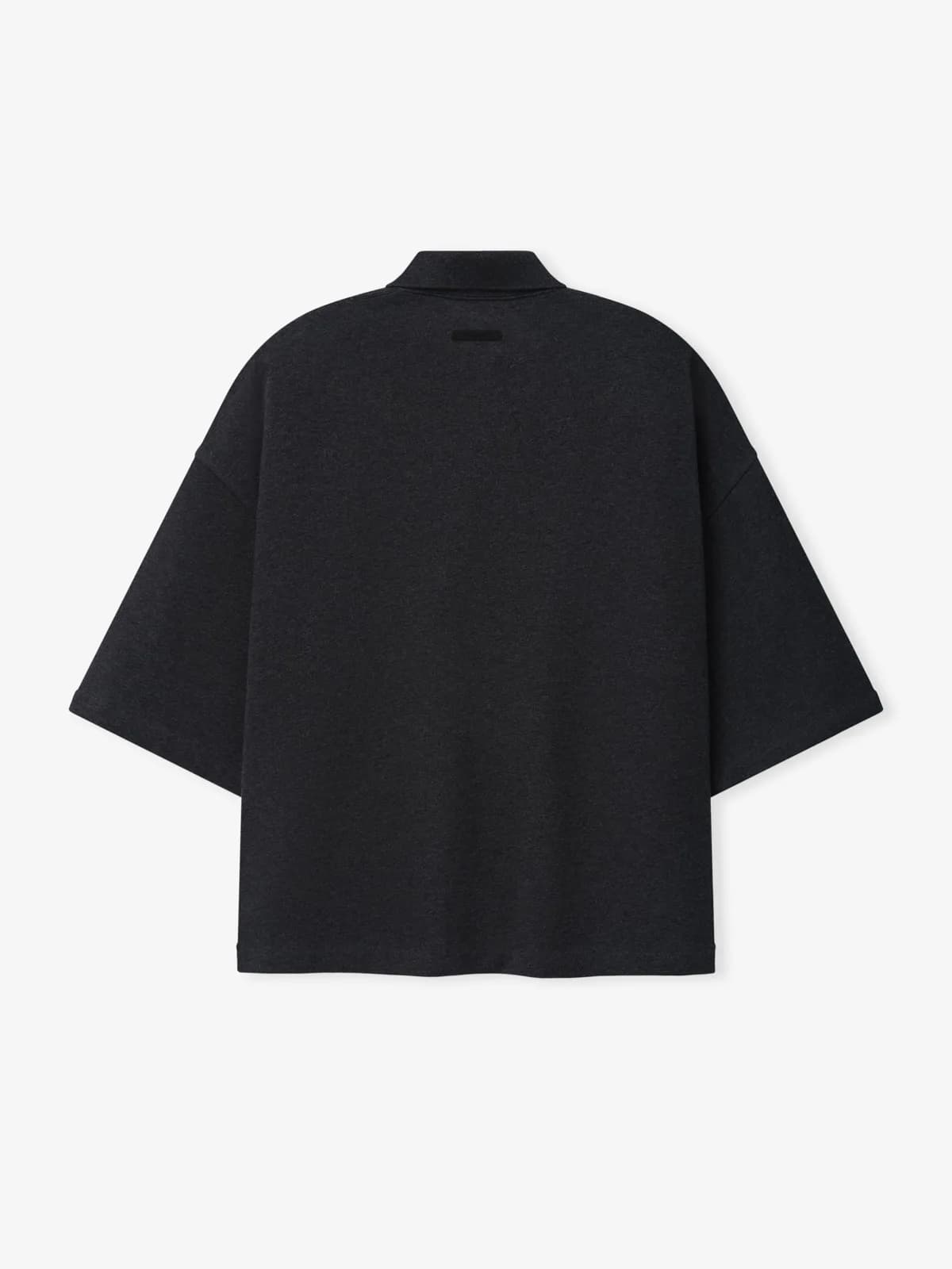 Top Essentials Cropped Panelled Acero Gris Jaspe Foca, Essentials Tee (vista 1)