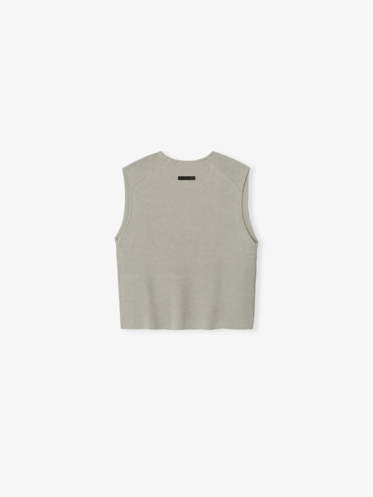 Top Essentials Rib Knit Crop Foca, Essentials Tee (vista 1)