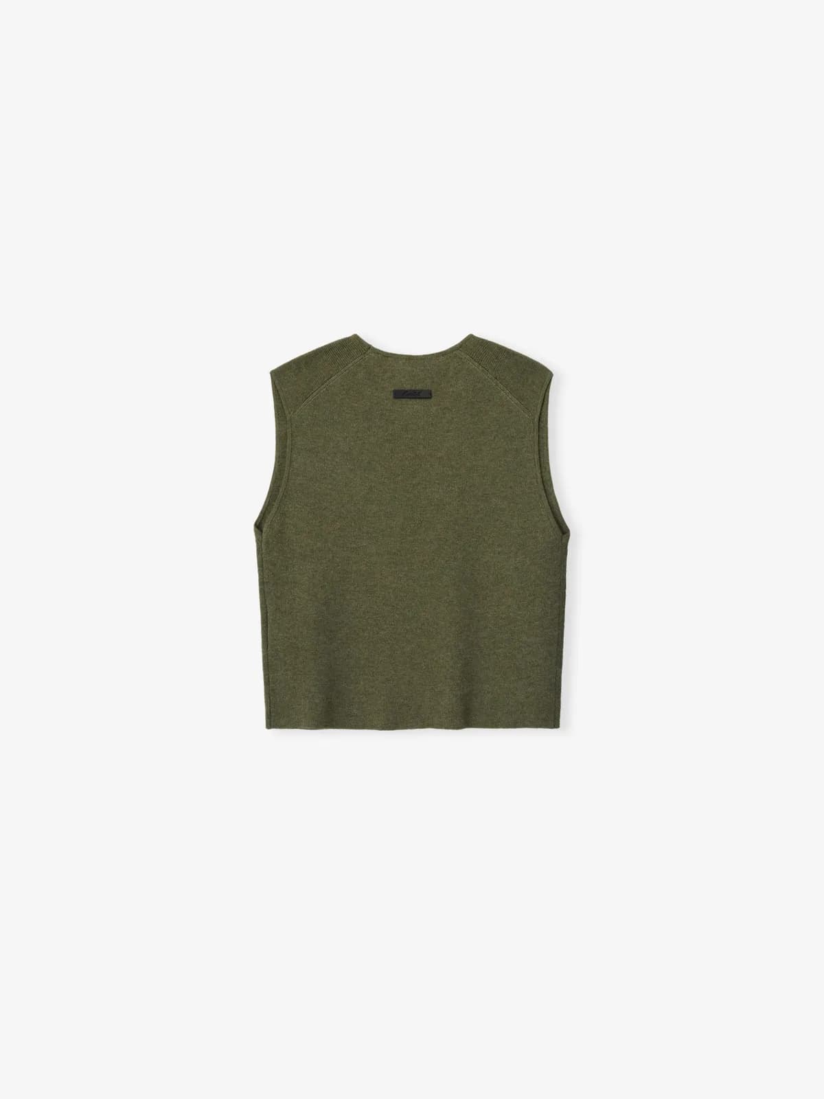 Top Essentials Rib Knit Crop Moss, Essentials Tee (vista 1)