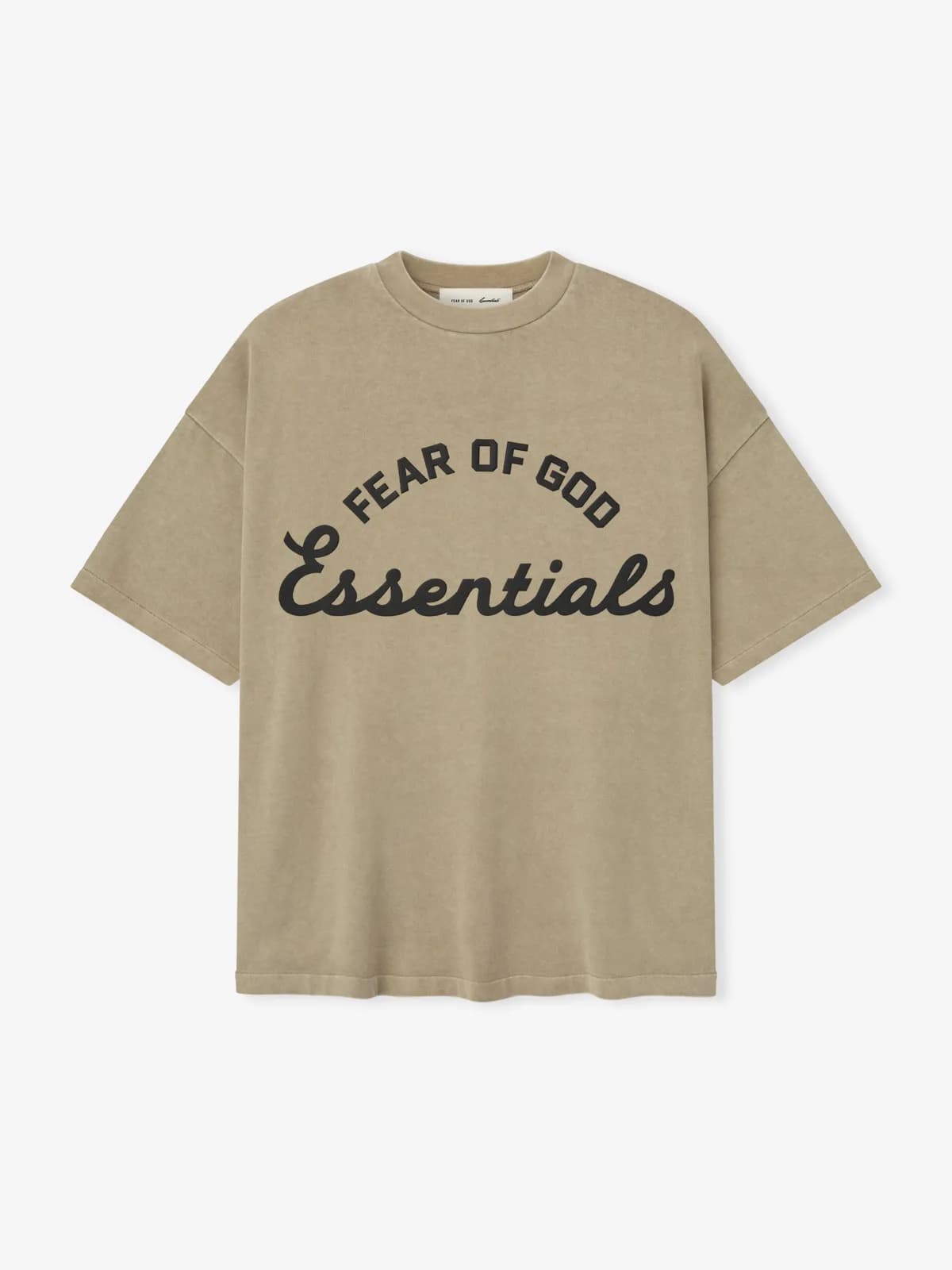 Playera Essentials Training 90s Desteñido Duna, Essentials Tee (vista 1)