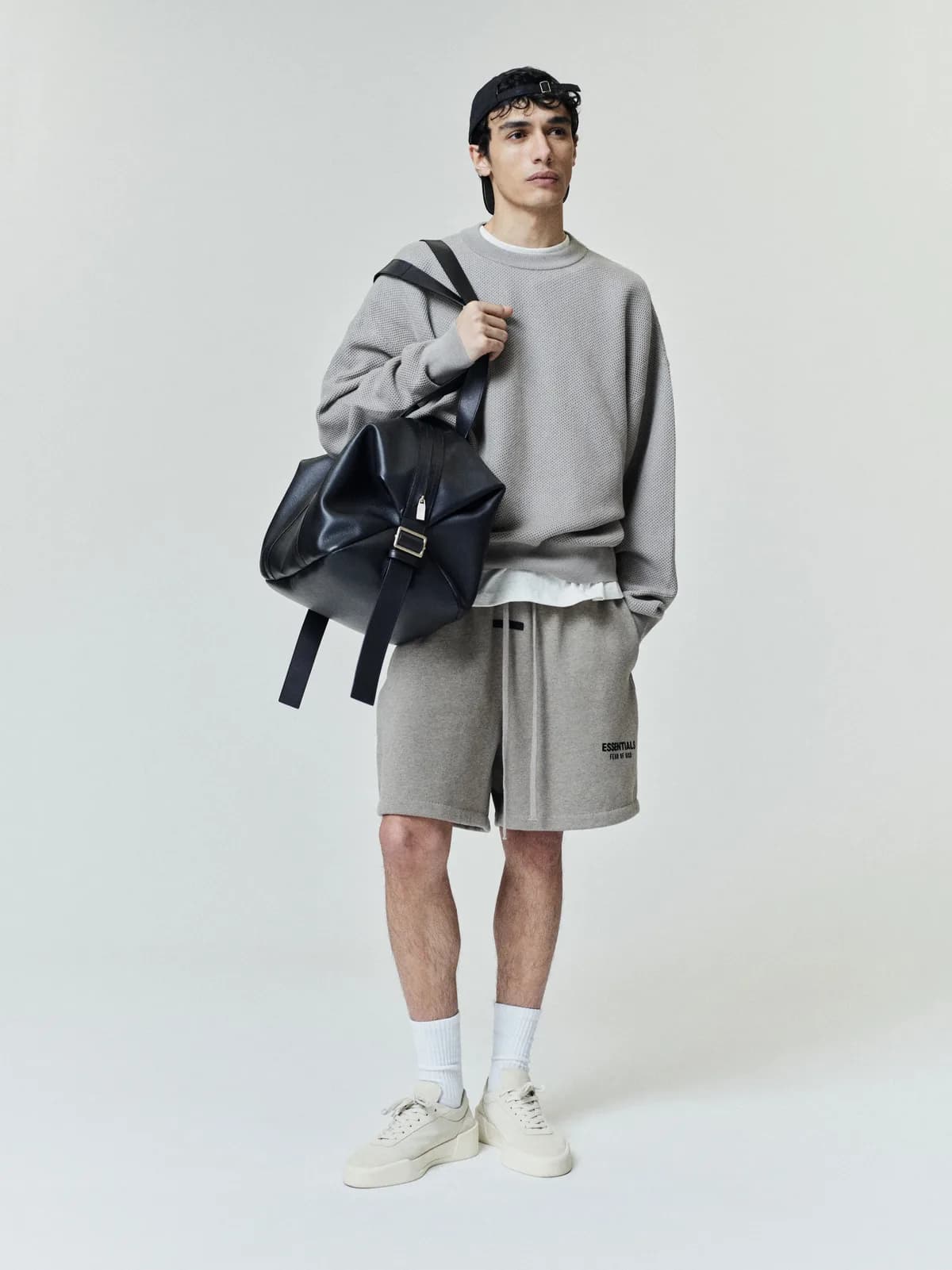 Shorts Essentials SS26 Classic Sweatshort Jaspe, Essentials Shorts (vista 1)