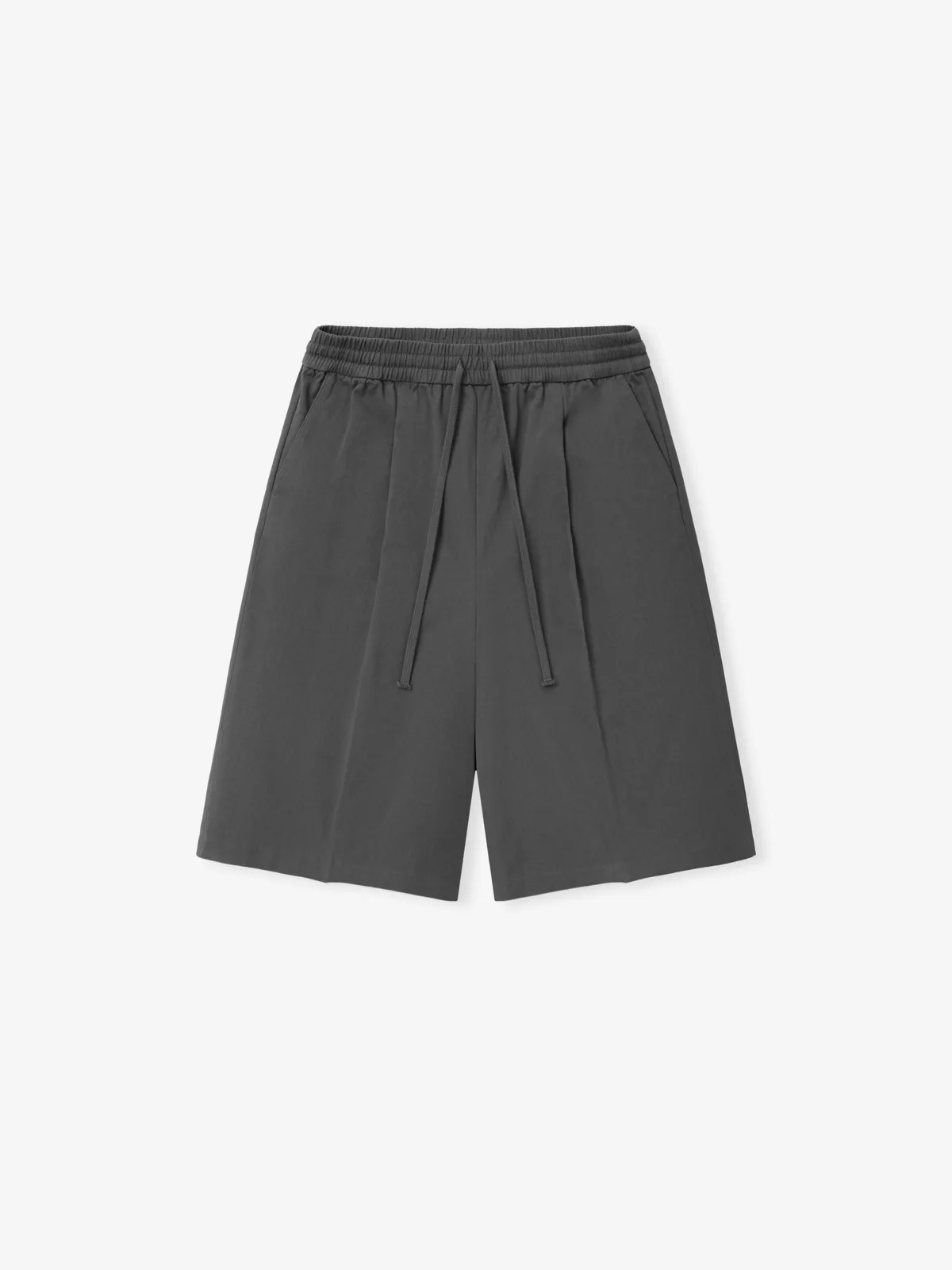 Shorts Essentials Cotton Twill Relaxed Drawstring Short Acero Gris, Essentials Shorts (vista 1)