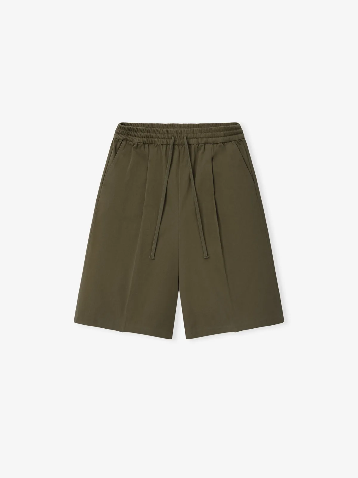 Shorts Essentials Cotton Twill Relaxed Drawstring Short Moss, Essentials Shorts (vista 1)