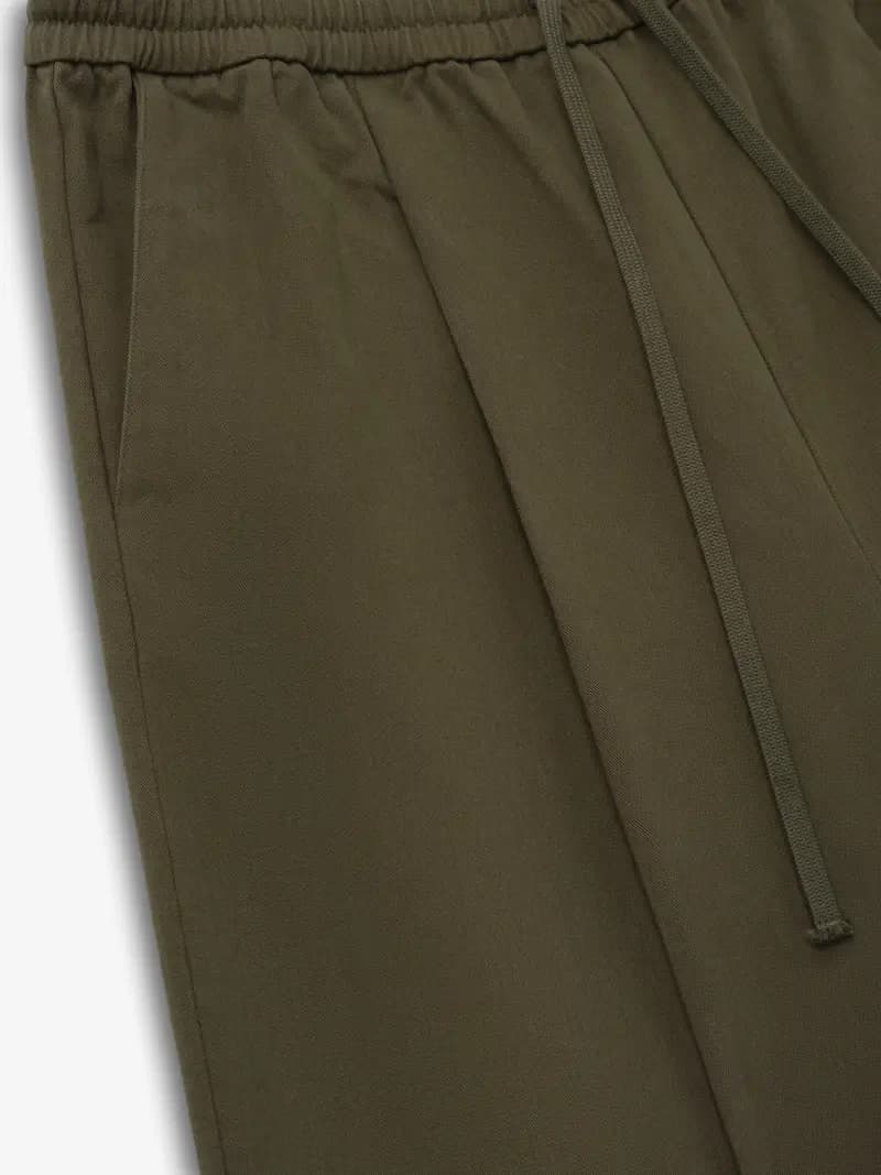 Shorts Essentials Cotton Twill Relaxed Drawstring Short Moss, Essentials Shorts (vista 4)