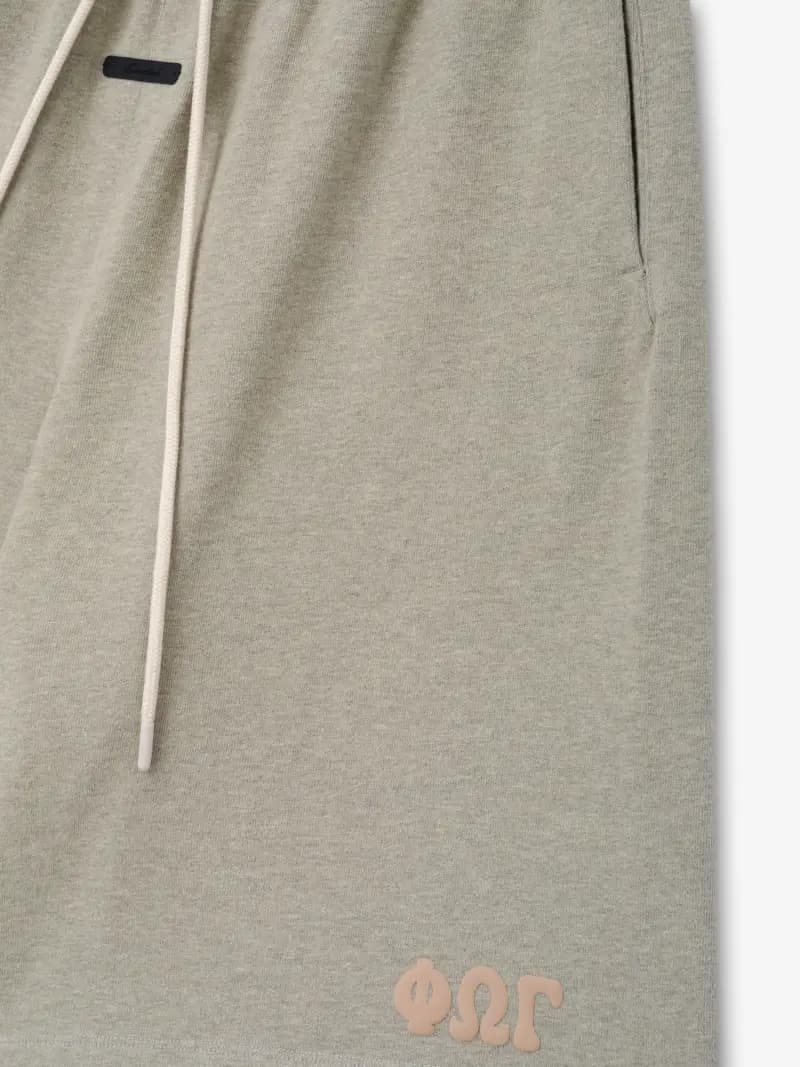 Shorts Essentials Heavy Jersey 90s Sweatshort Lavado Foca Jaspe, Essentials Shorts (vista 3)