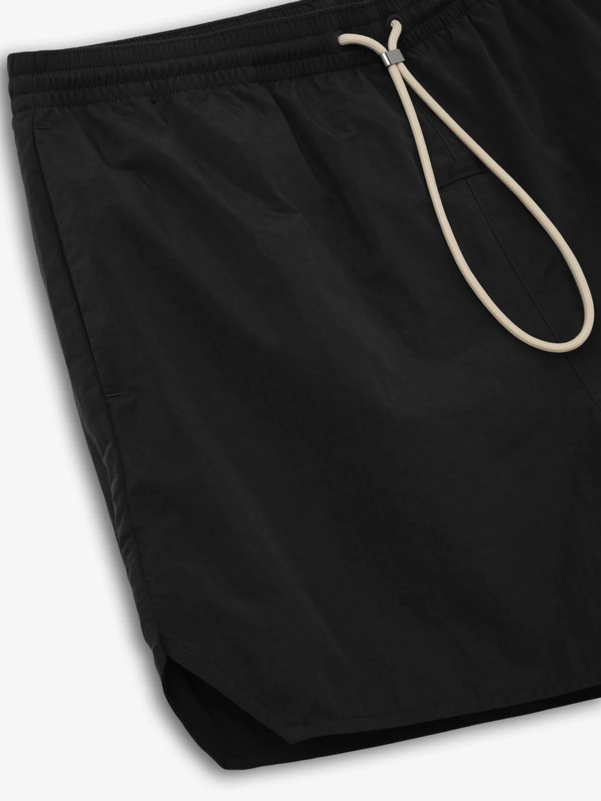 Shorts Essentials Nylon Swim Short Vintage Negro, Essentials Shorts (vista 3)