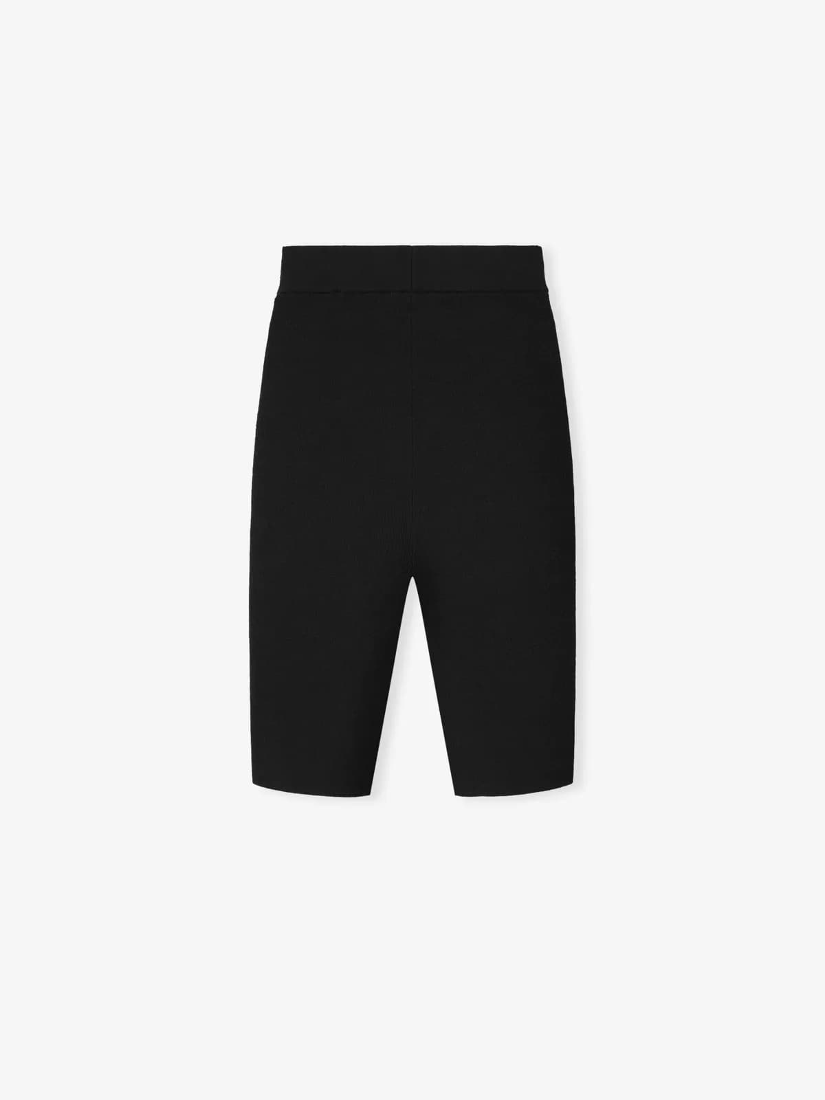 Shorts Essentials Rib Knit Bike Short Vintage Negro, Essentials Shorts (vista 1)