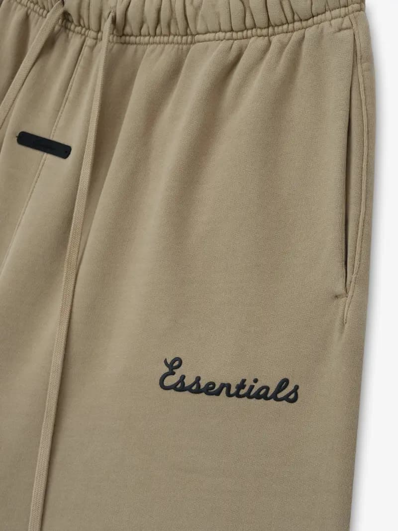 Shorts Essentials Training Classic Sweatshort Desteñido Duna, Essentials Shorts (vista 4)