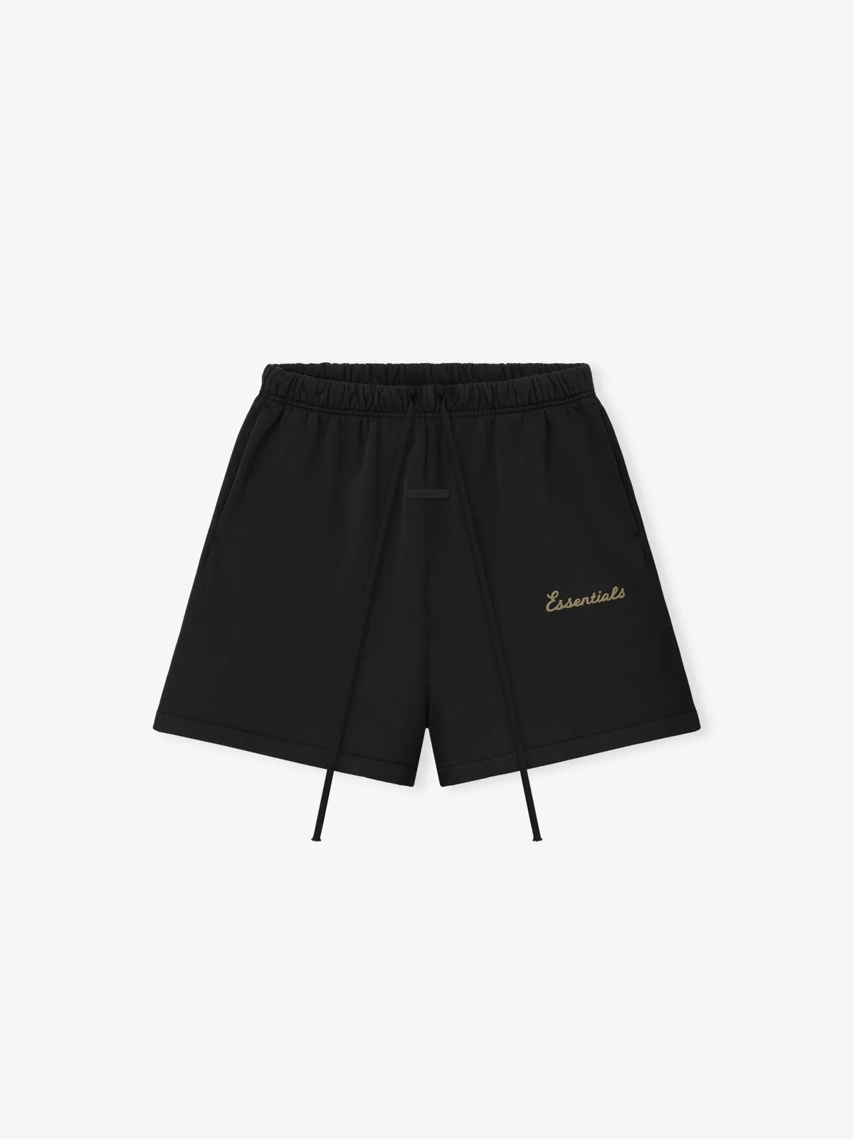 Shorts Essentials Training Classic Sweatshort Desteñido Negro, Essentials Shorts (vista 1)