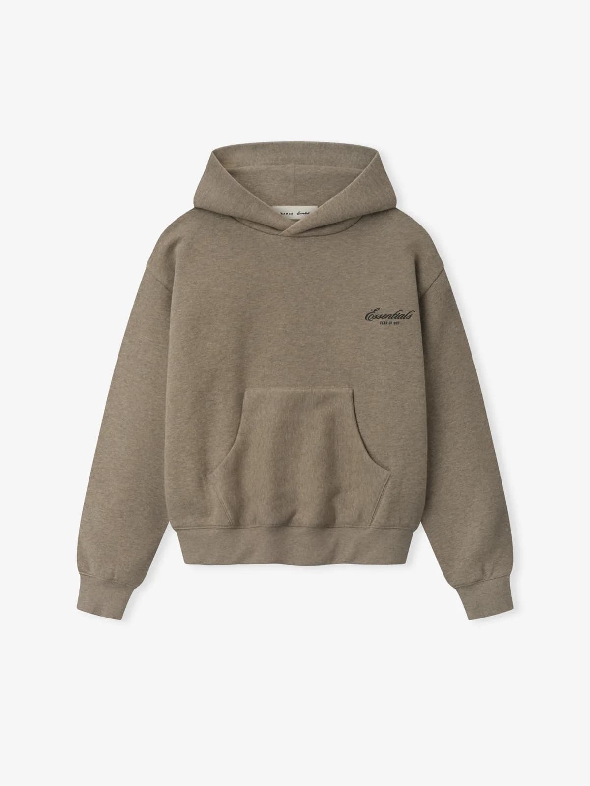 Sudadera Essentials Classic Jaspe, Essentials Hoodie (vista 1)