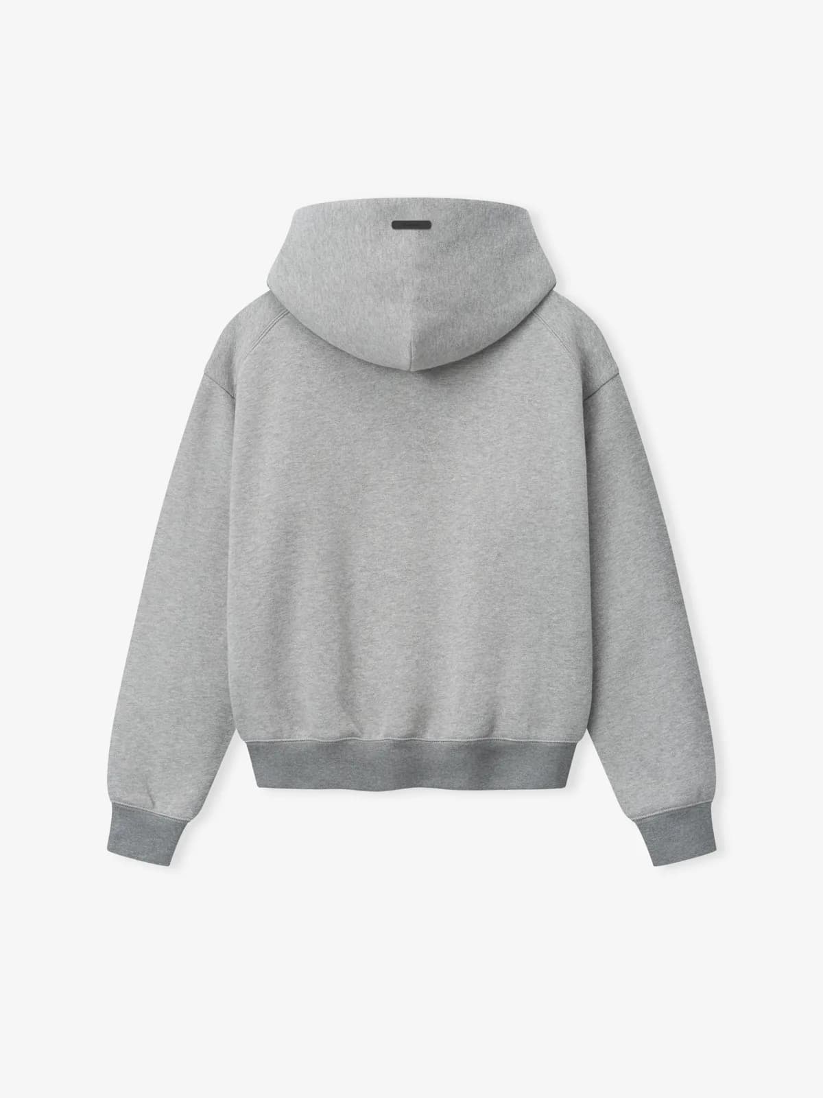 Sudadera Essentials Signature SS26 Classic Cemento Jaspe Oscuro, Essentials Hoodie (vista 3)
