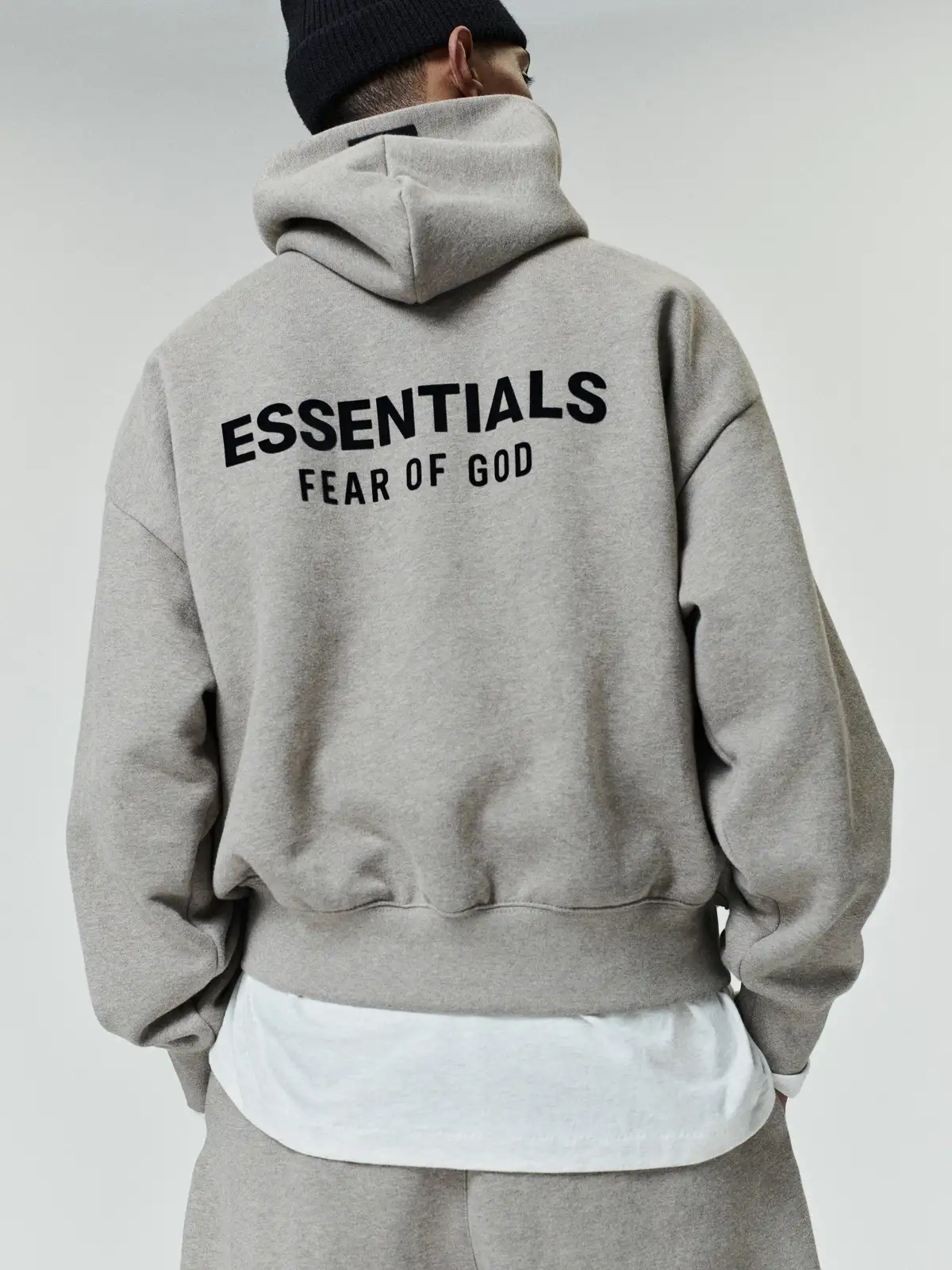 Sudadera Essentials SS26 Classic Jaspe, Essentials Hoodie (vista 1)