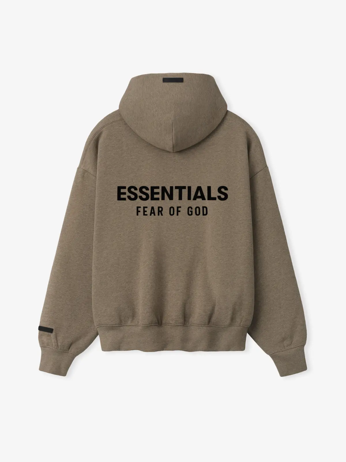 Sudadera Essentials SS26 Classic Zip-Up Jaspe, Essentials Hoodie (vista 3)