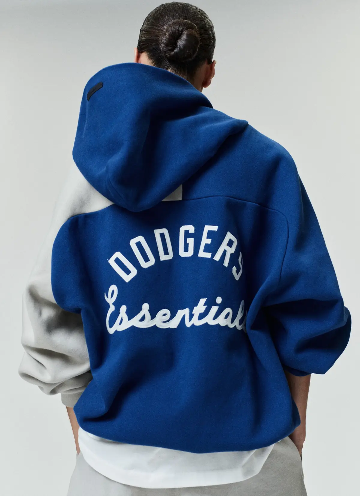 Sudadera Essentials Dodgers Raglan Half Zip Sport Estate Azul Foca, Essentials Hoodie (vista 1)