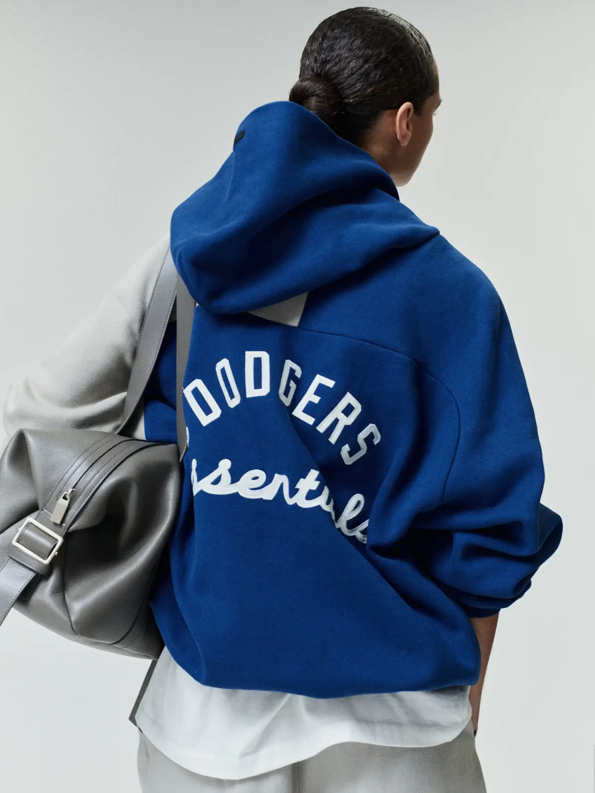 Sudadera Essentials Dodgers Raglan Half Zip Sport Estate Azul Foca, Essentials Hoodie (vista 3)