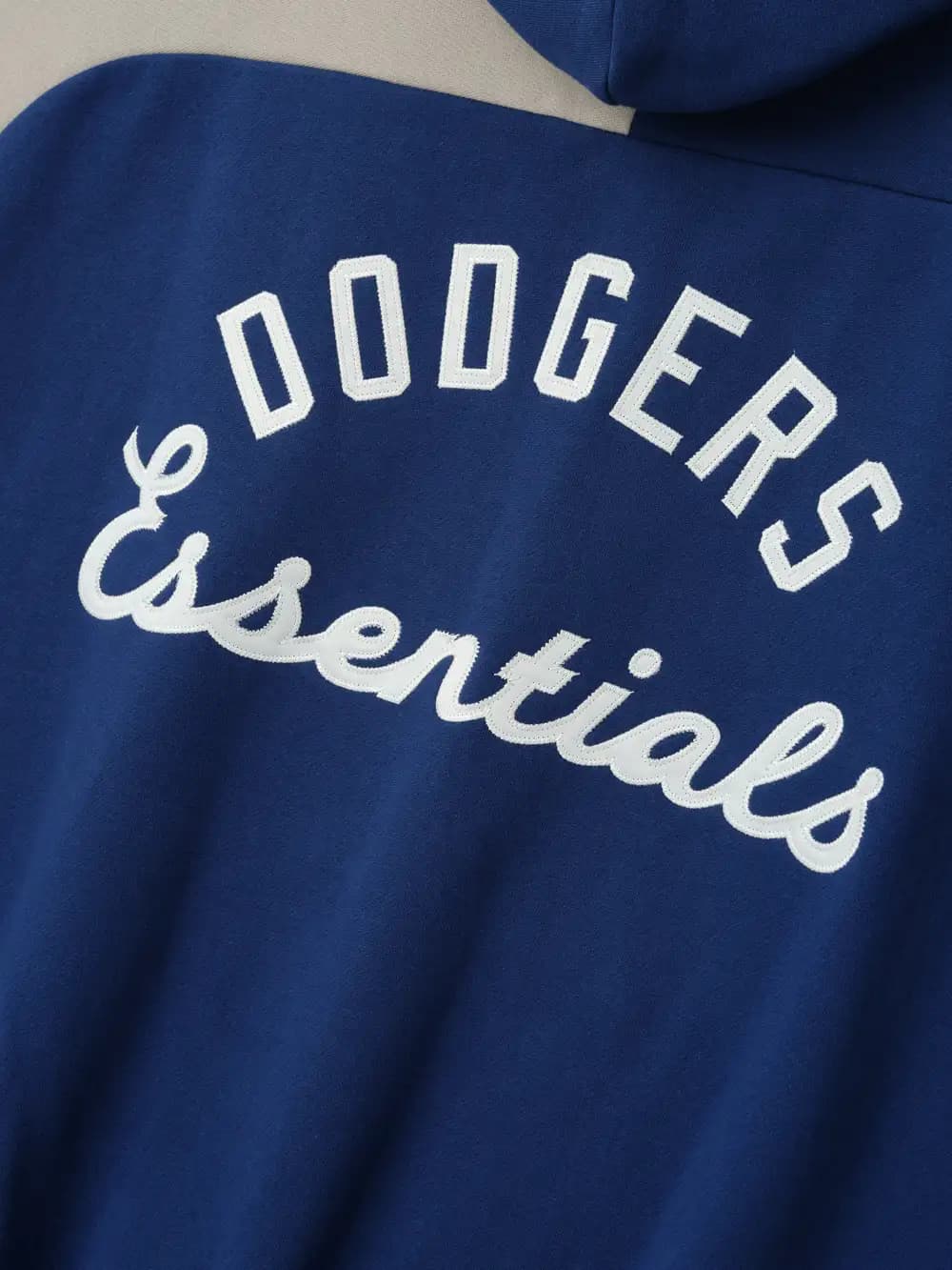 Sudadera Essentials Dodgers Raglan Half Zip Sport Estate Azul Foca, Essentials Hoodie (vista 7)