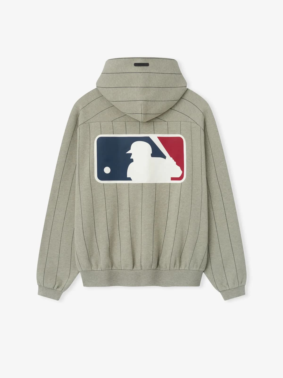 Sudadera Essentials MLB Raglan Sport Foca Jaspe Negro, Essentials Hoodie (vista 1)