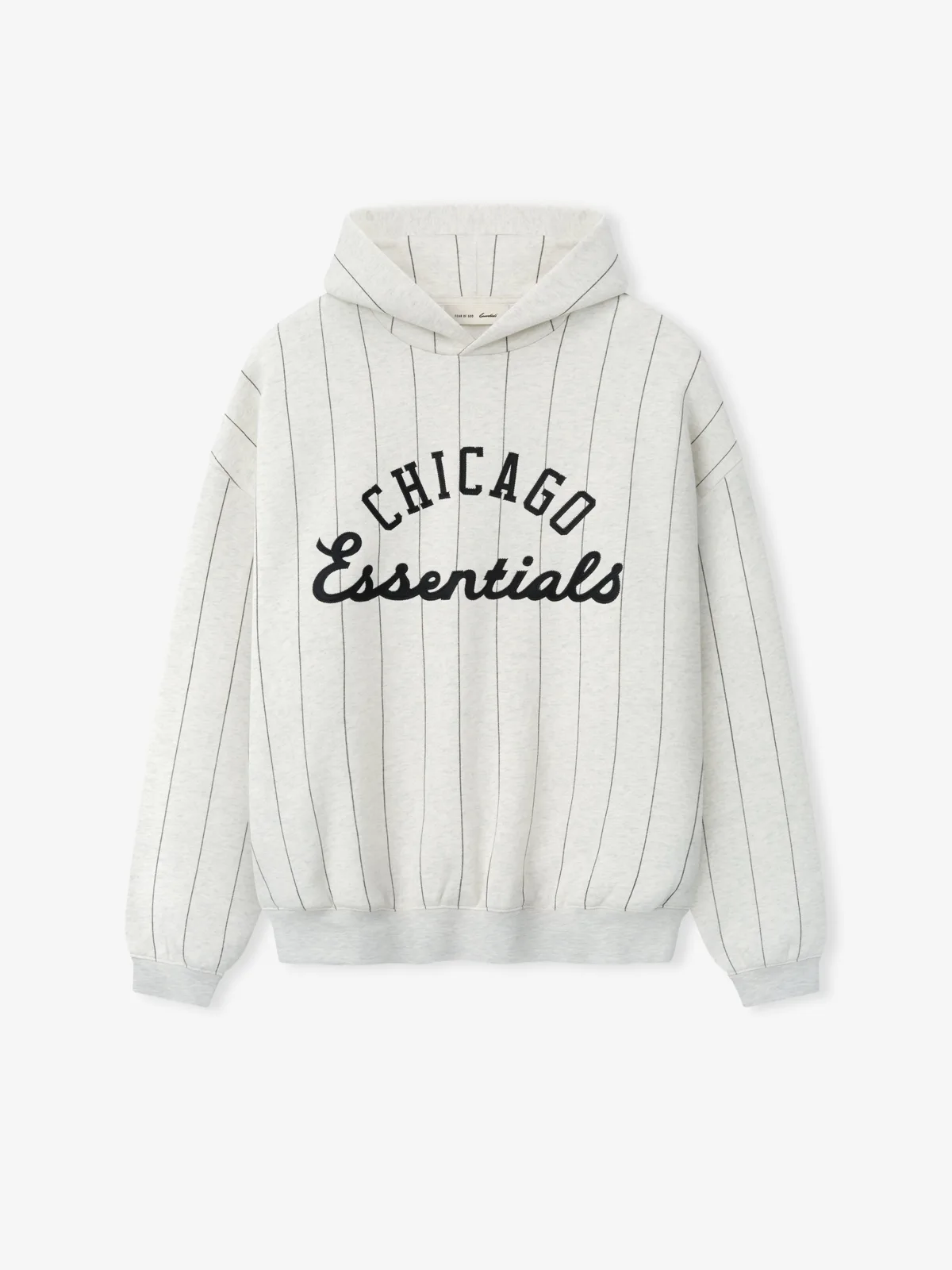 Sudadera Essentials White Sox Sport Avena Jaspe Negro, Essentials Hoodie (vista 3)