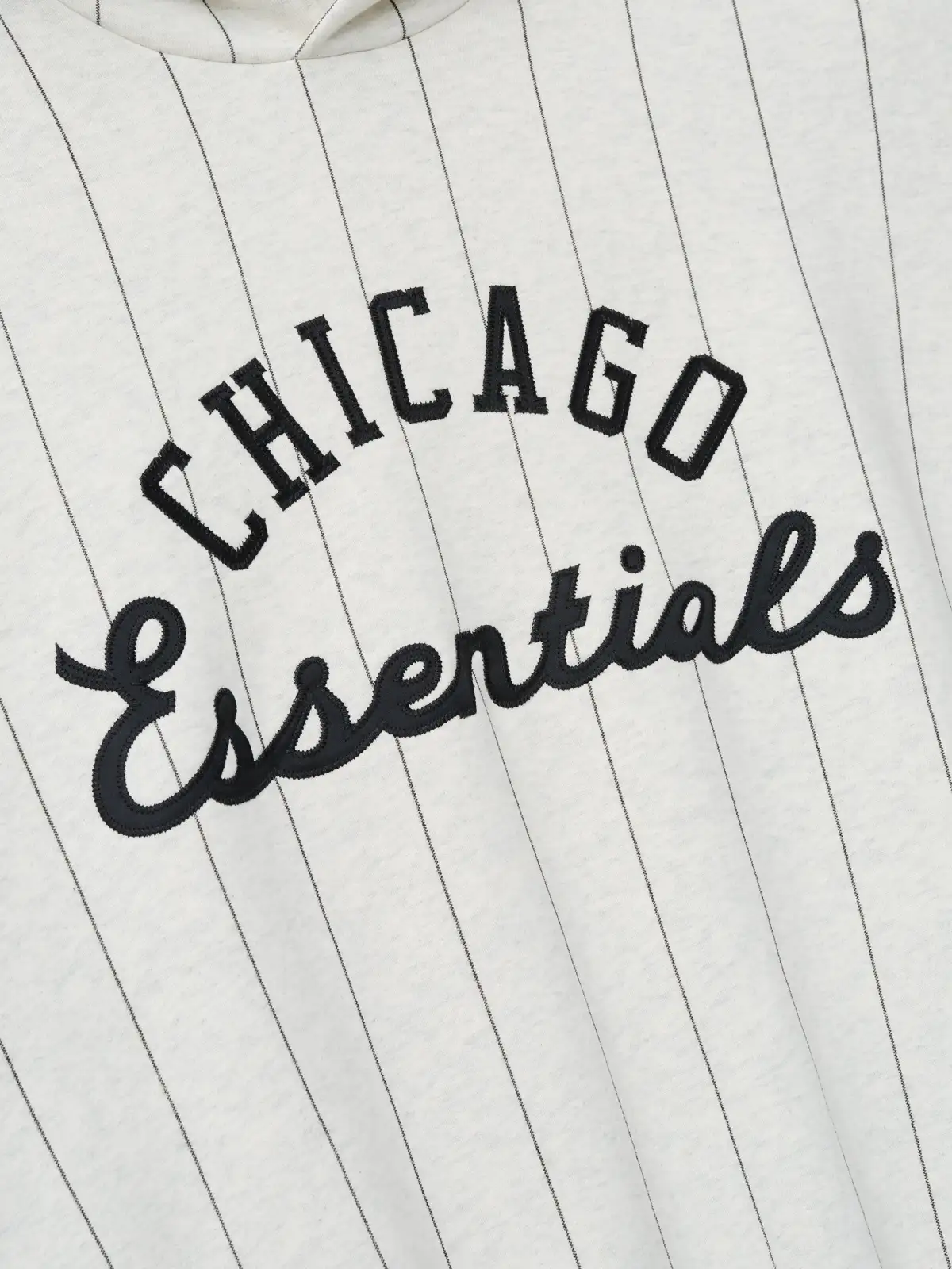 Sudadera Essentials White Sox Sport Avena Jaspe Negro, Essentials Hoodie (vista 5)