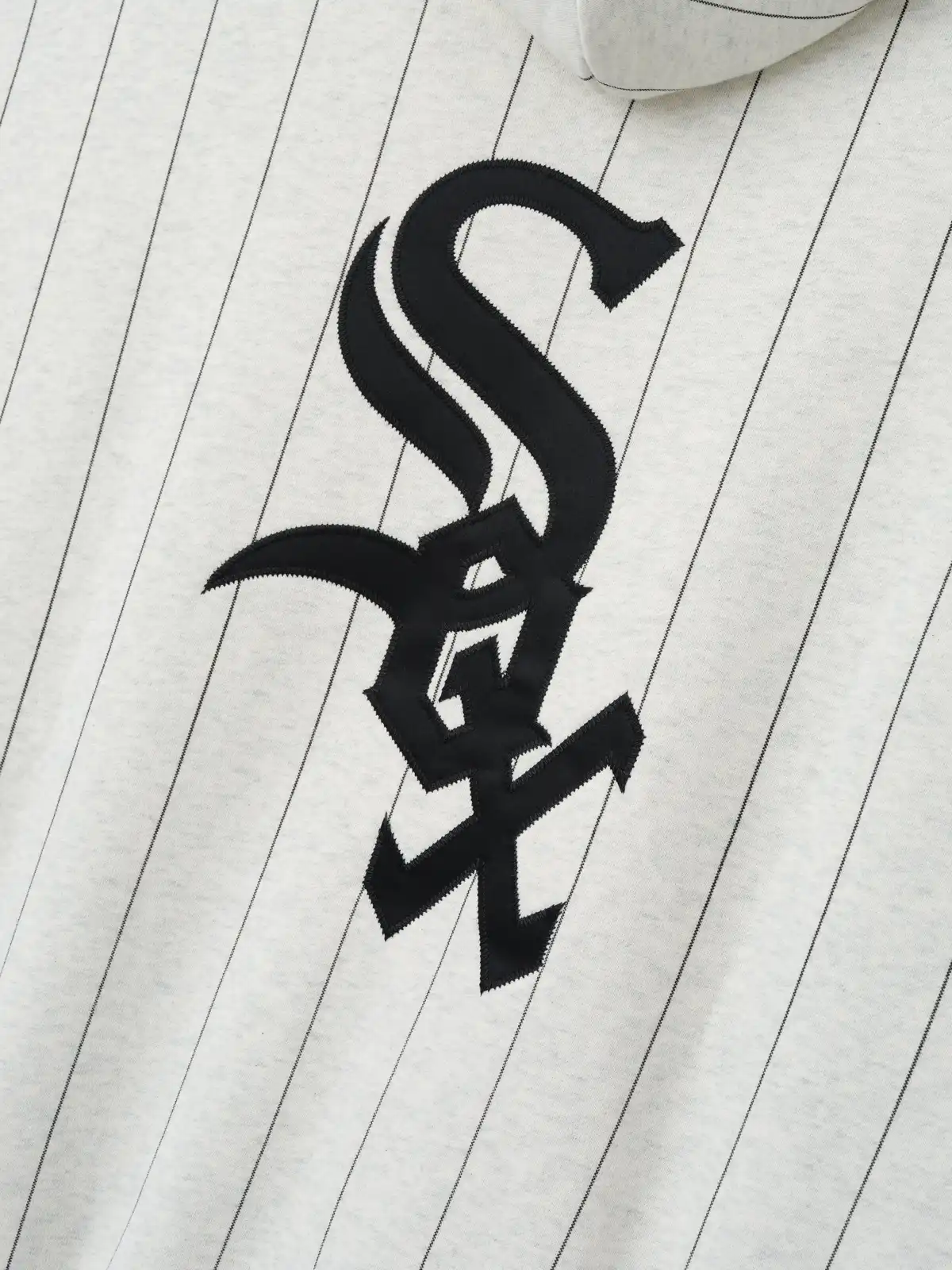 Sudadera Essentials White Sox Sport Avena Jaspe Negro, Essentials Hoodie (vista 6)