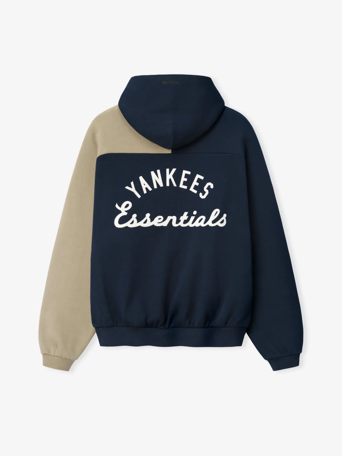 Sudadera Essentials Yankees Raglan Half Zip Sport Oscuro Zafiro, Essentials Hoodie (vista 4)
