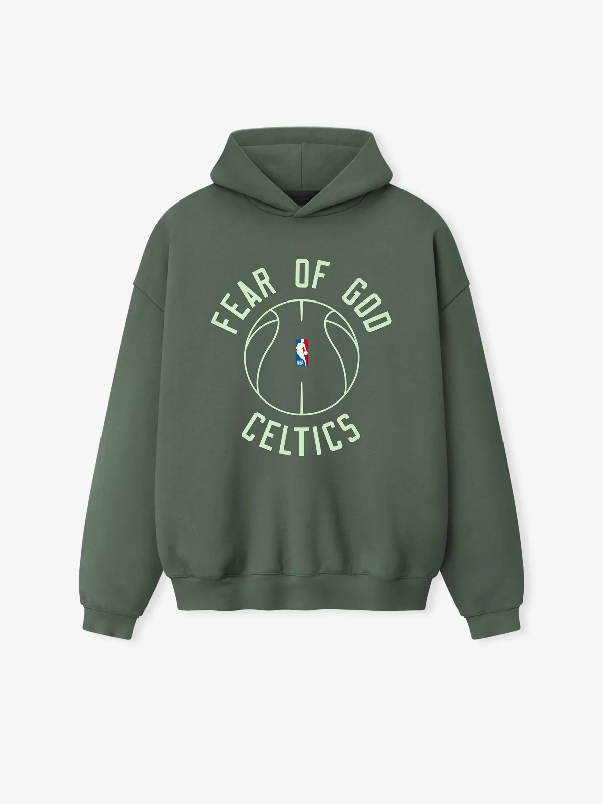 Sudadera Essentials Celtics X Barkley Hendricks 90s Balsam Verde, Essentials Hoodie (vista 3)