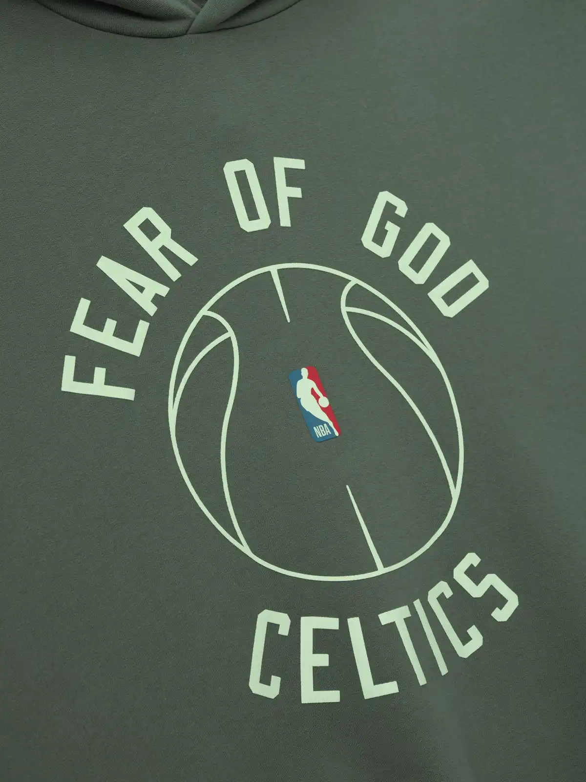 Sudadera Essentials Celtics X Barkley Hendricks 90s Balsam Verde, Essentials Hoodie (vista 5)