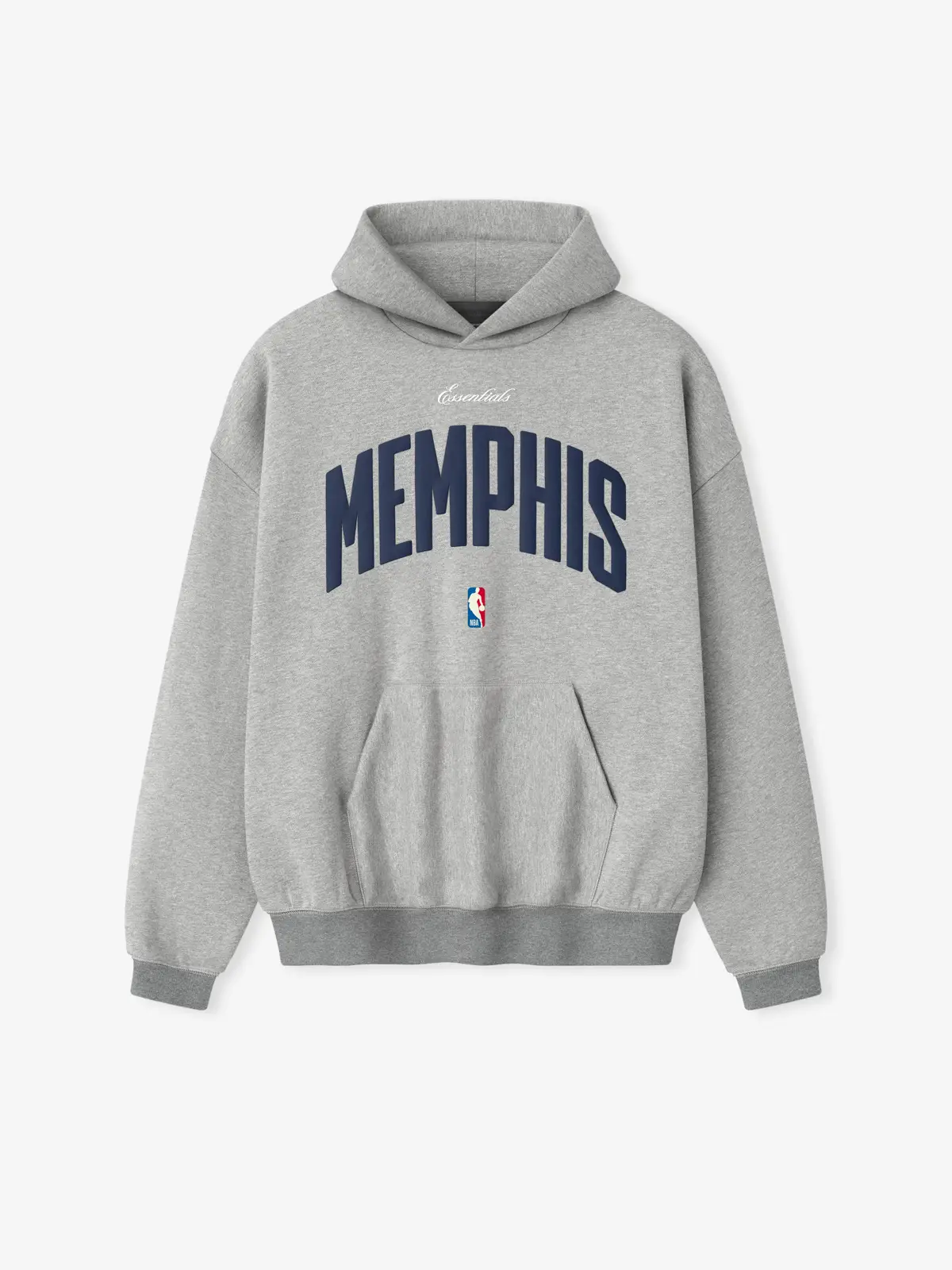 Sudadera Essentials Memphis Grizzlies 90s Cemento Jaspe, Essentials Hoodie (vista 3)
