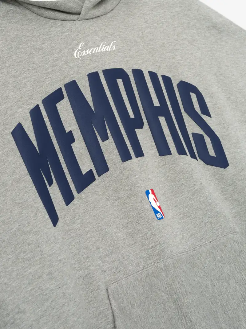 Sudadera Essentials Memphis Grizzlies 90s Cemento Jaspe, Essentials Hoodie (vista 5)