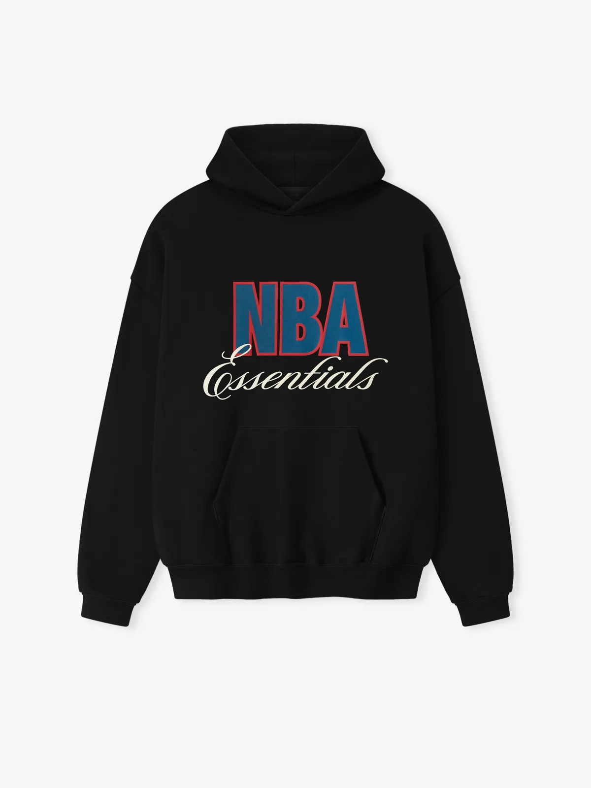 Sudadera Essentials NBA 90s Negro, Essentials Hoodie (vista 1)