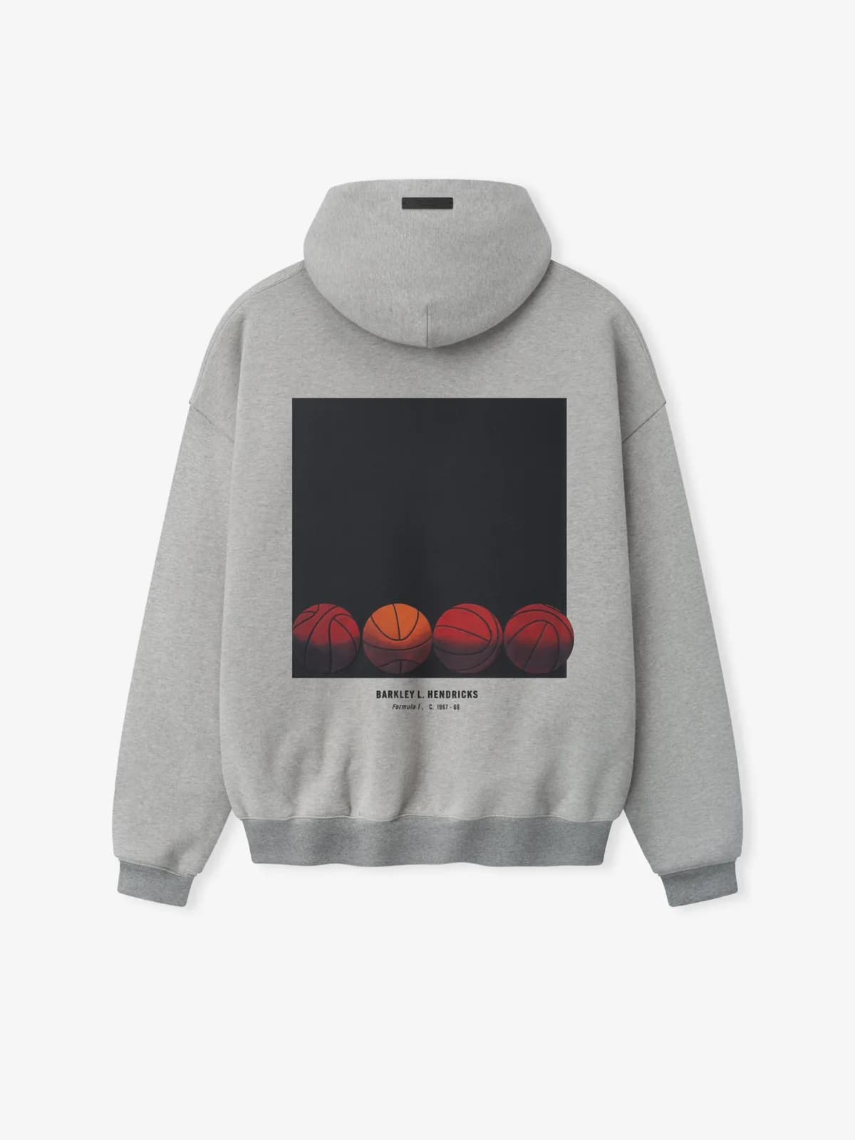 Sudadera Essentials NBA X Barkley Hendricks 90s Cemento Jaspe Oscuro, Essentials Hoodie (vista 4)