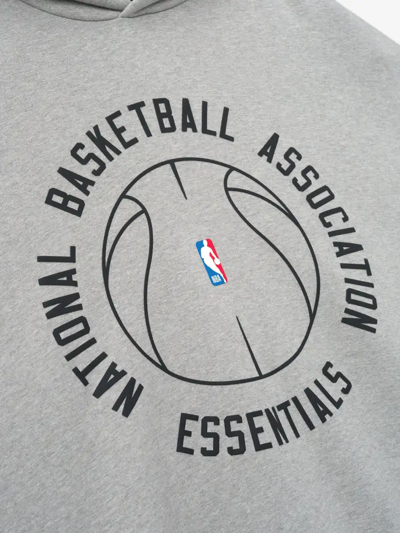 Sudadera Essentials NBA X Barkley Hendricks 90s Cemento Jaspe Oscuro, Essentials Hoodie (vista 5)