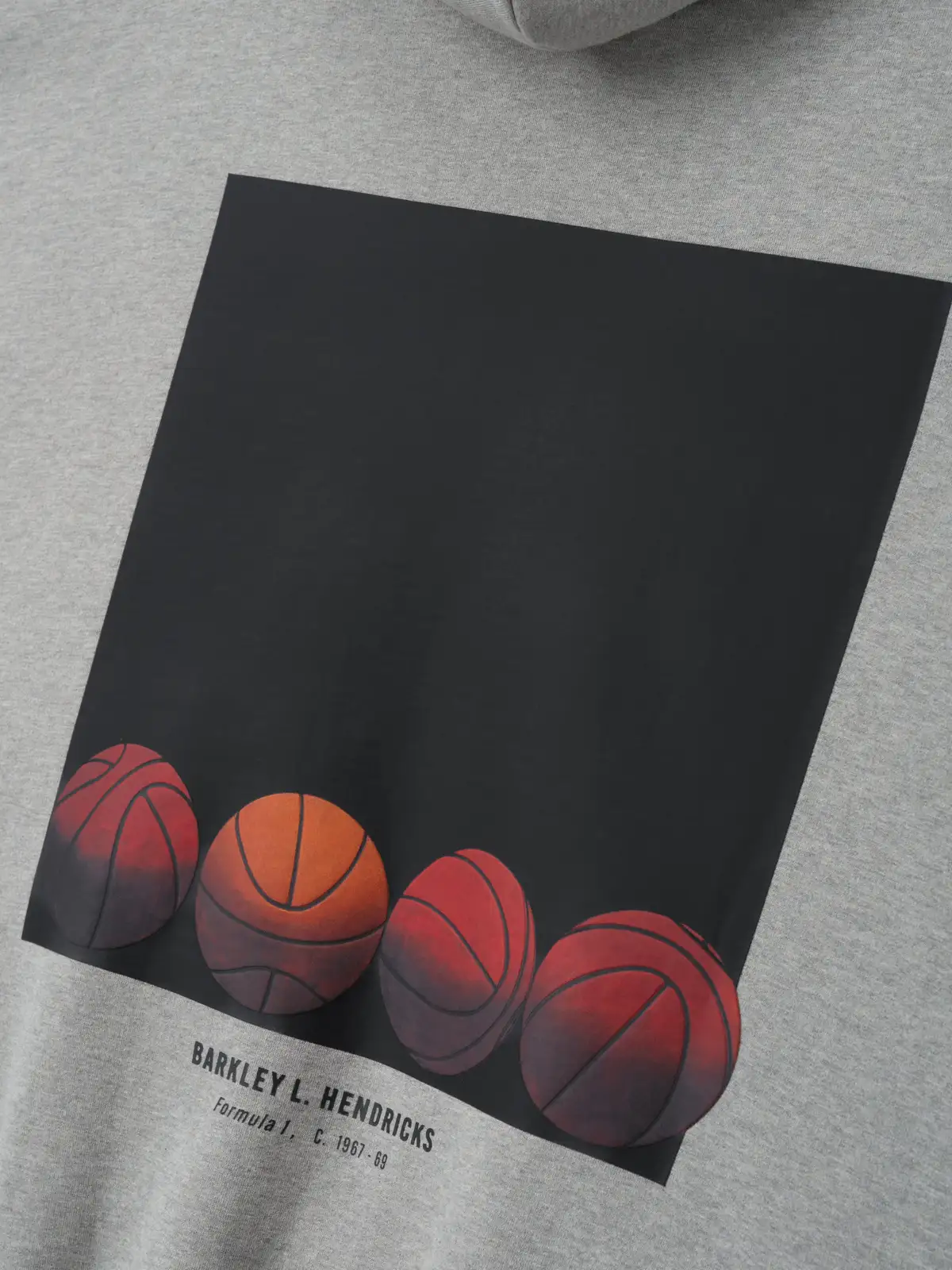 Sudadera Essentials NBA X Barkley Hendricks 90s Cemento Jaspe Oscuro, Essentials Hoodie (vista 6)