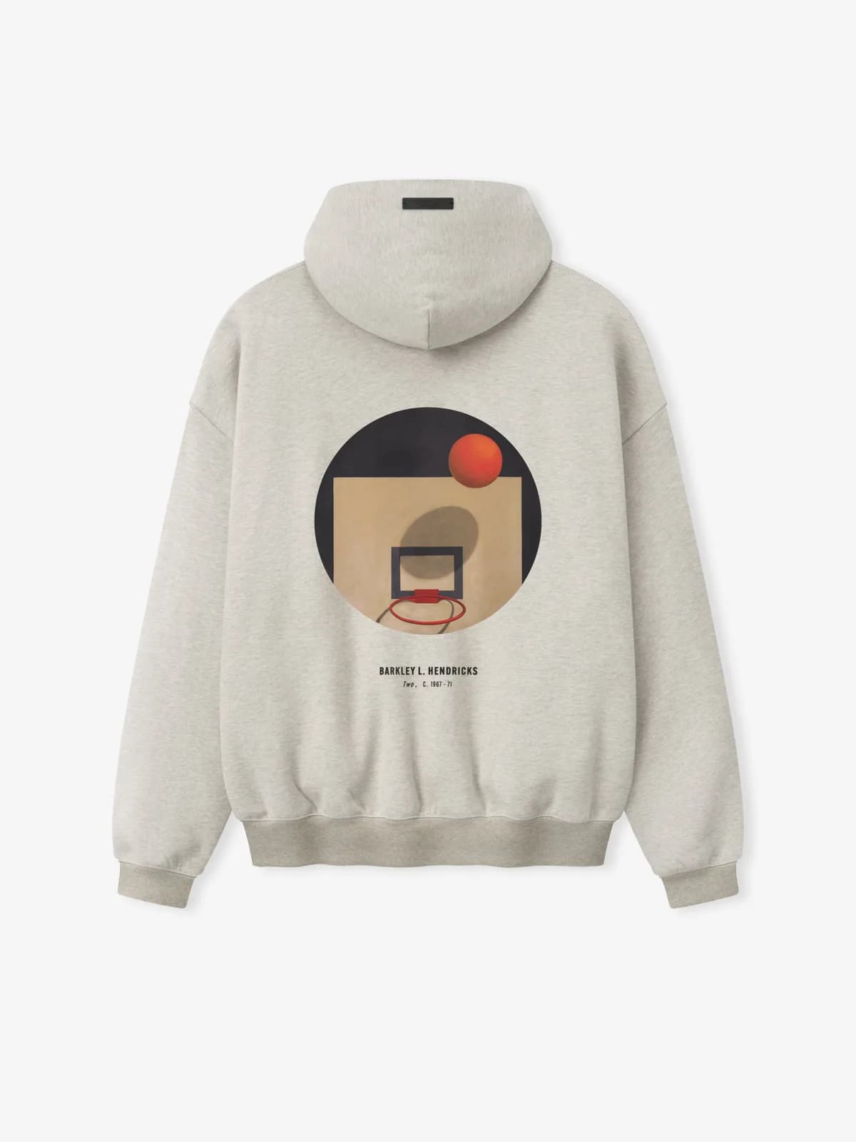 Sudadera Essentials NBA X Barkley Hendricks 90s Jaspe Piedra, Essentials Hoodie (vista 4)