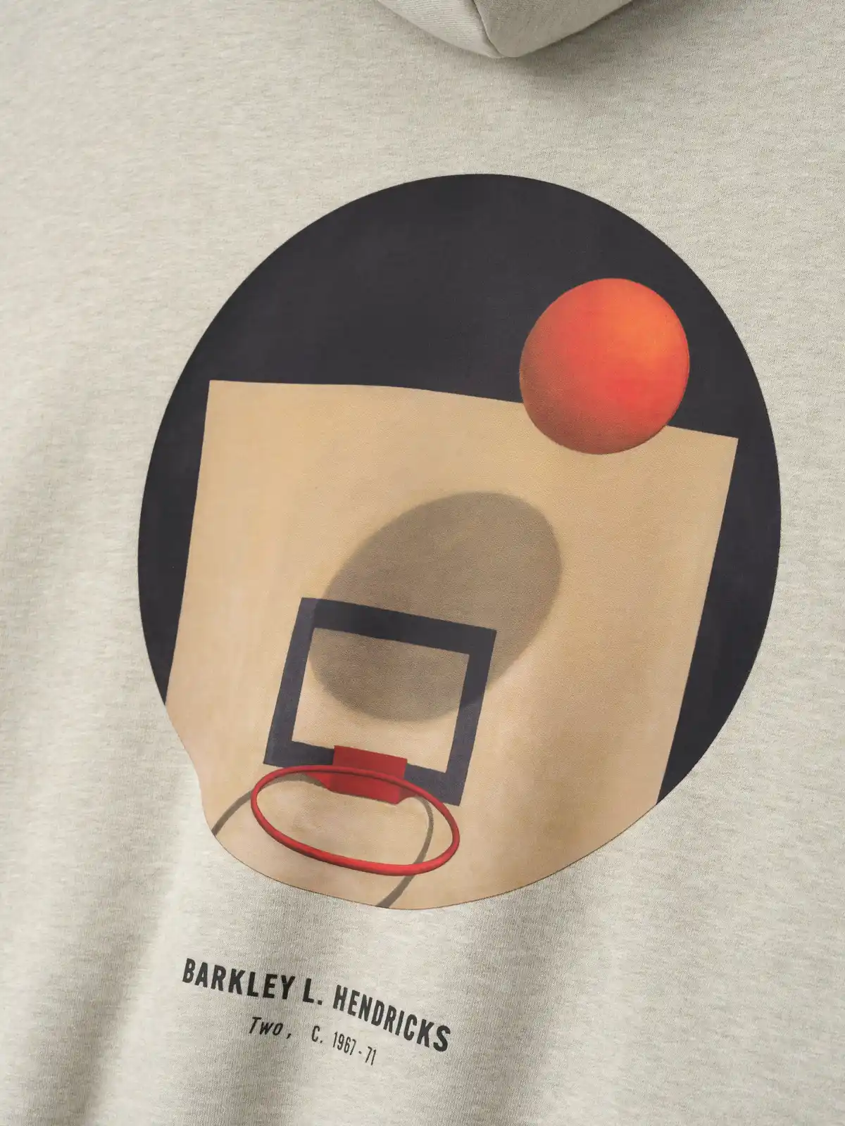 Sudadera Essentials NBA X Barkley Hendricks 90s Jaspe Piedra, Essentials Hoodie (vista 6)