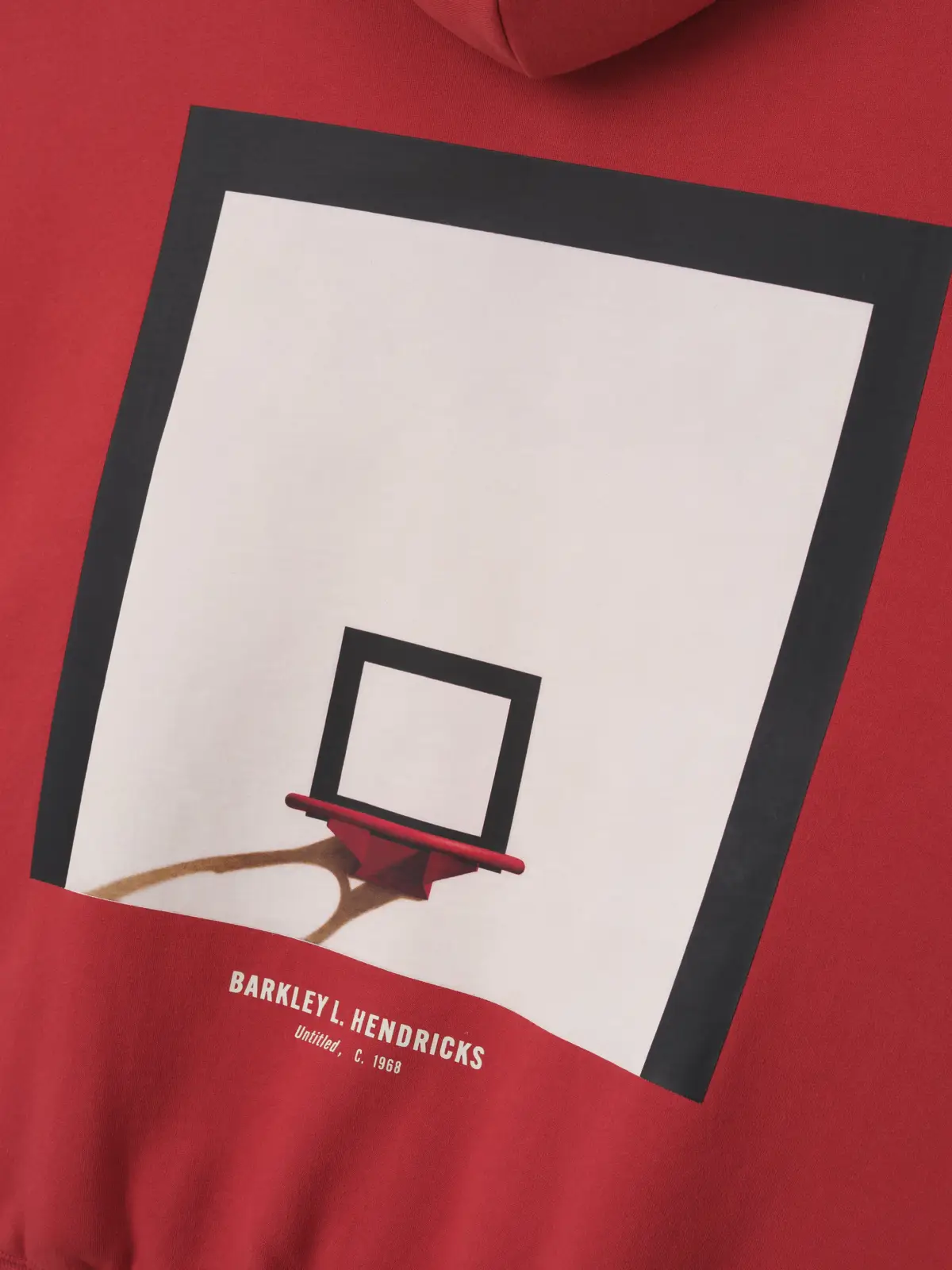Sudadera Essentials Sixers X Barkley Hendricks 90s Desteñido Garnet, Essentials Hoodie (vista 6)