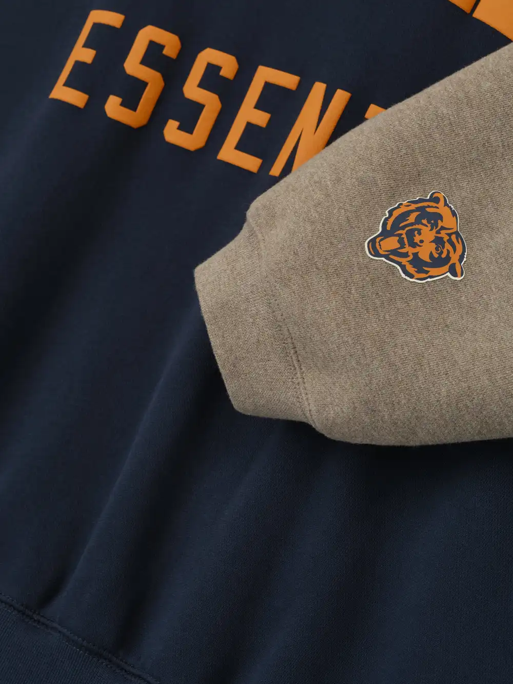 Sudadera Essentials Bears Sport Oscuro Zafiro Jaspe, Essentials Hoodie (vista 4)